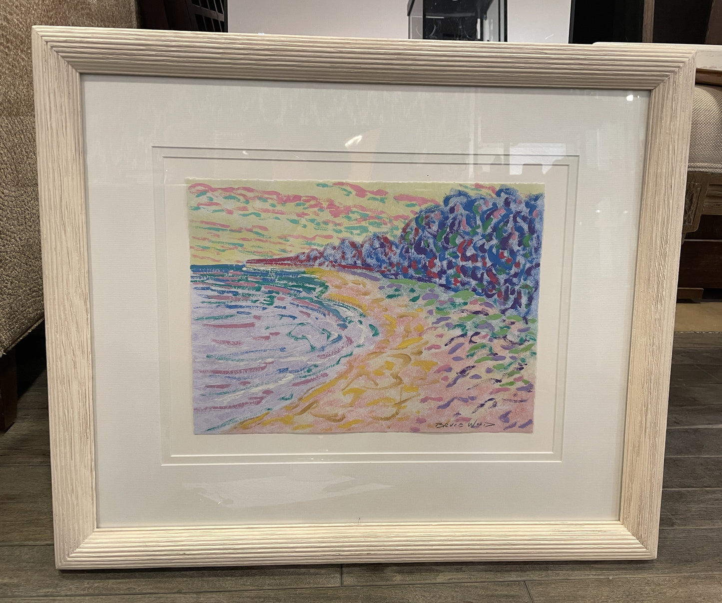 Bruce Wood Original Acrylic Abstract (0ND005)