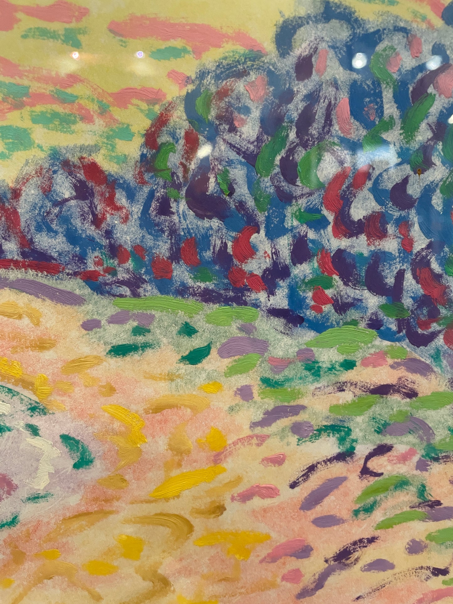 Bruce Wood Original Acrylic Abstract (0ND005)
