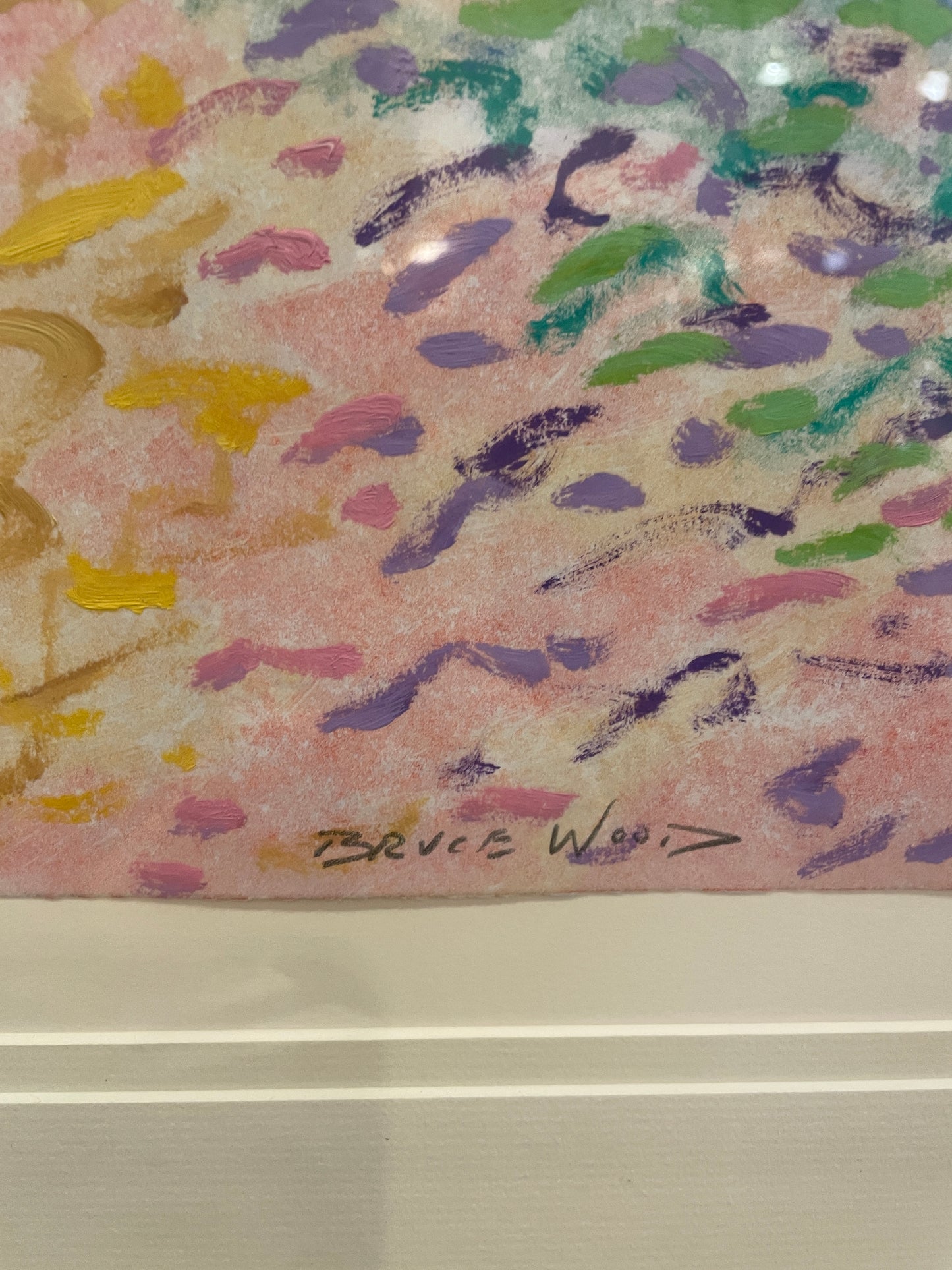 Bruce Wood Original Acrylic Abstract (0ND005)