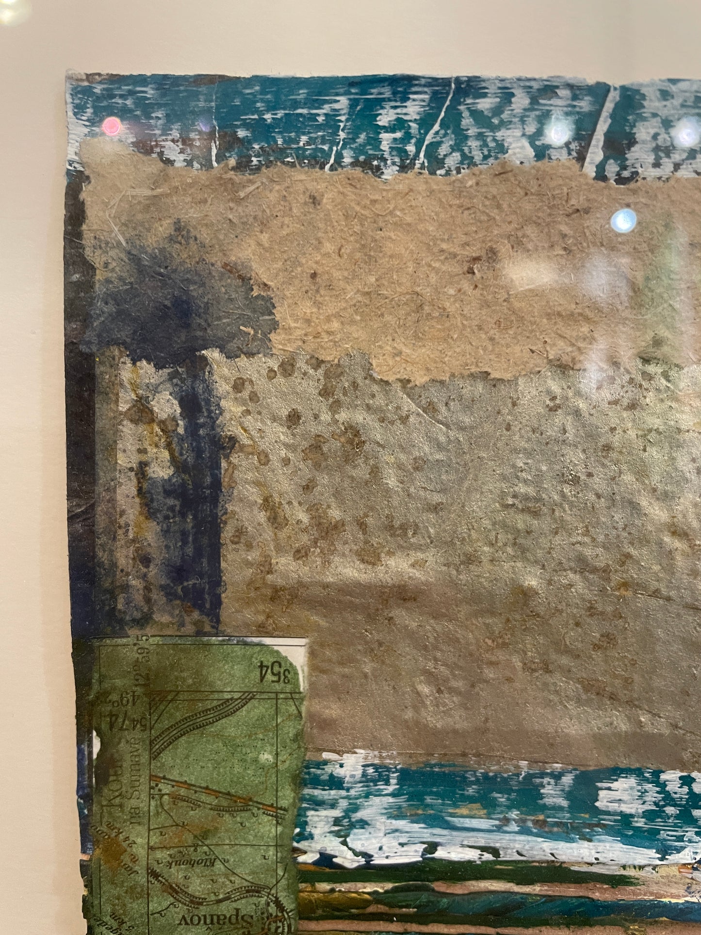 William Janosco Small Multi Media Abstract (0ND00B)