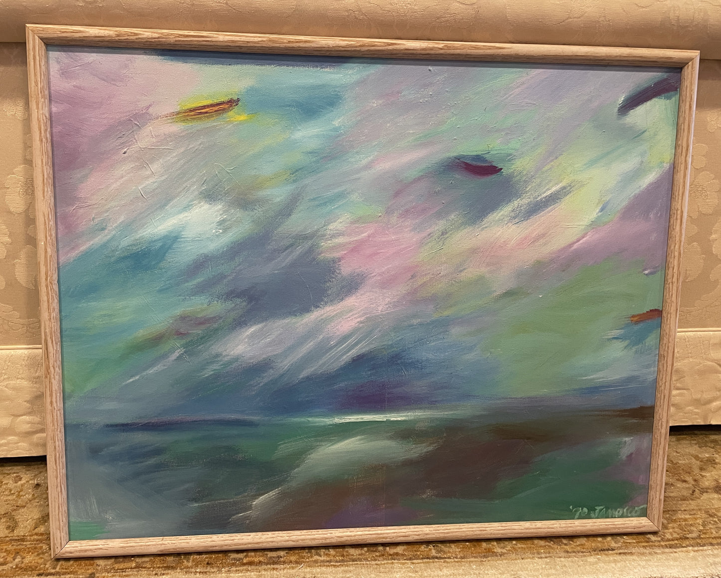 William Janosco Blue Abstract (0ND002)