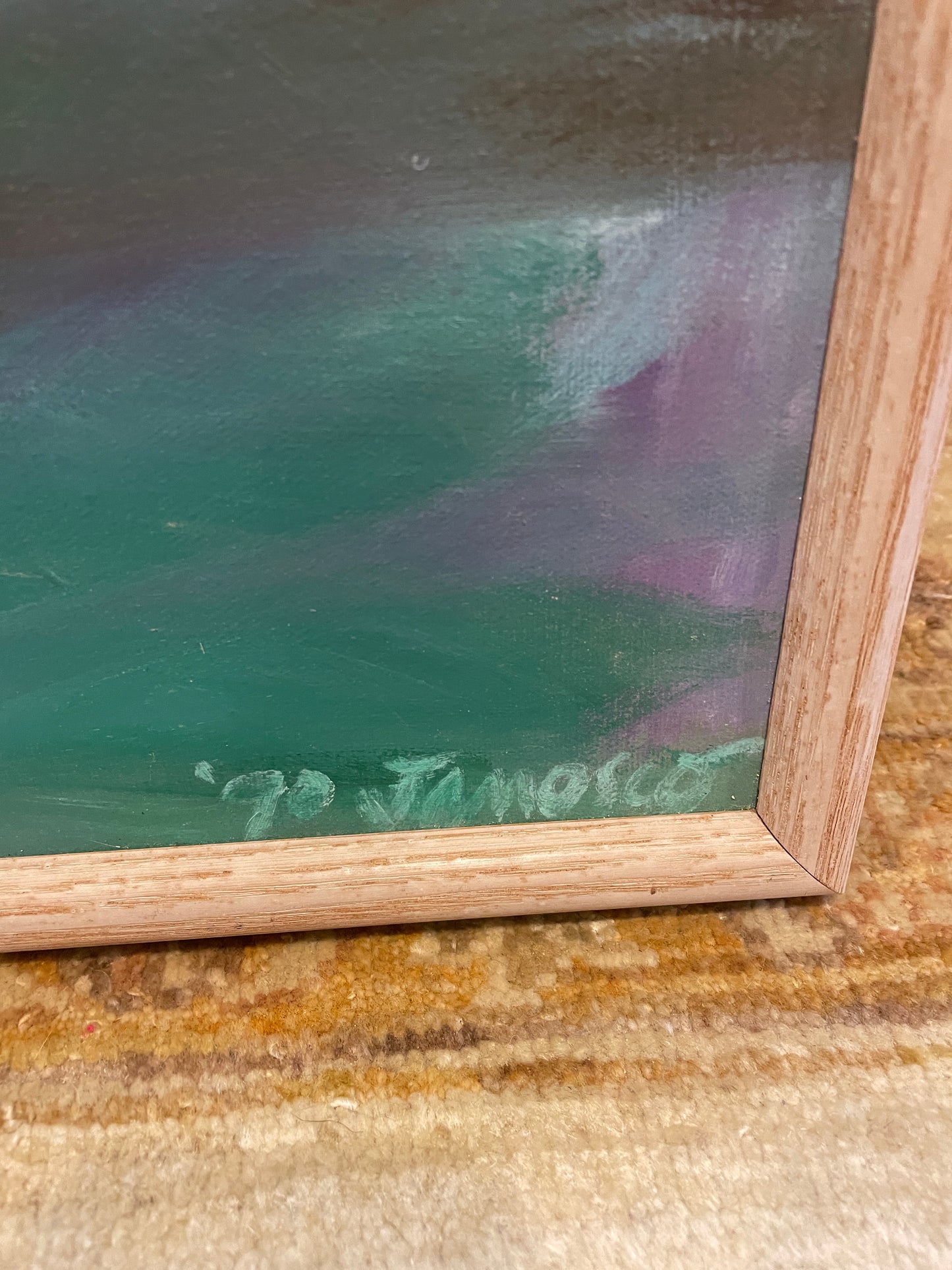 William Janosco Blue Abstract (0ND002)