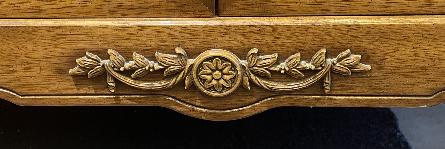 Vintage Marble Top Console (0JW006)