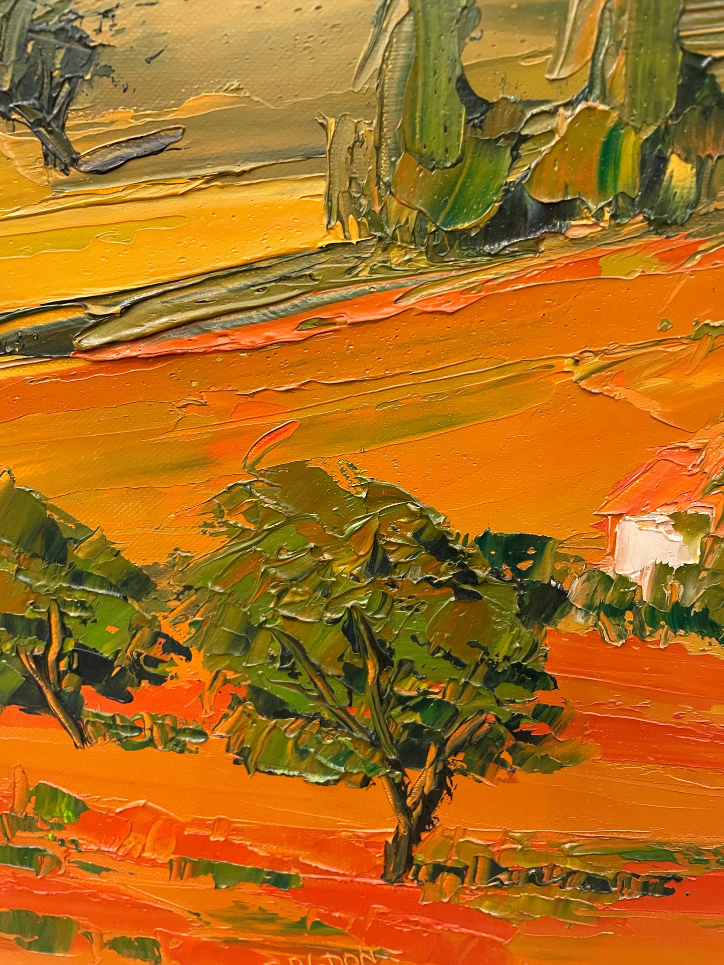 M Bagdon Southwest Acrylic on Canvas (0ND00K)