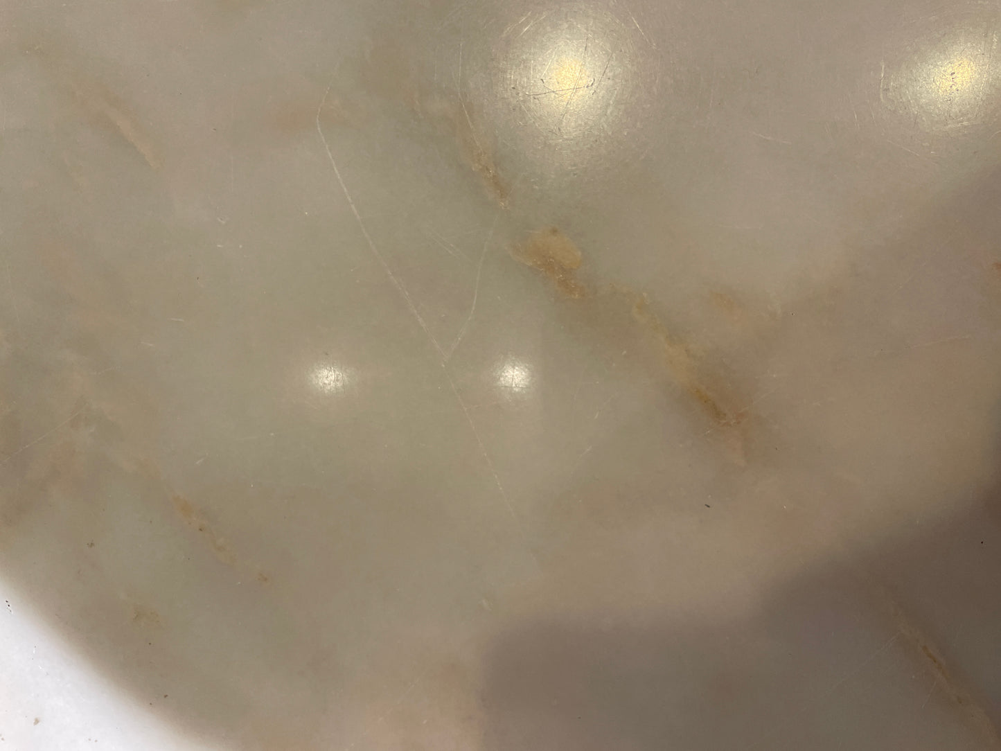 Vintage Marble Top Console (0JW006)