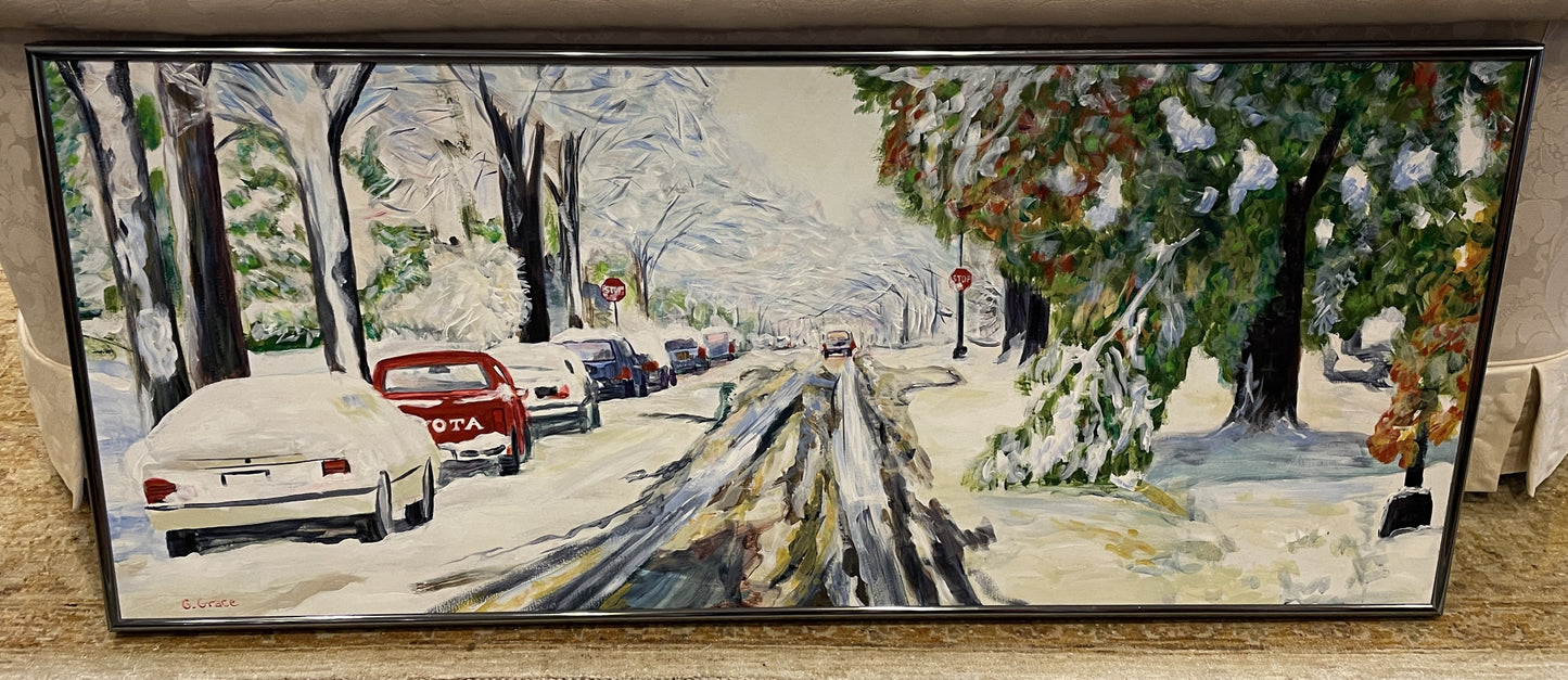 G Grace Rural Street Scene Acrylic (0ND00H)