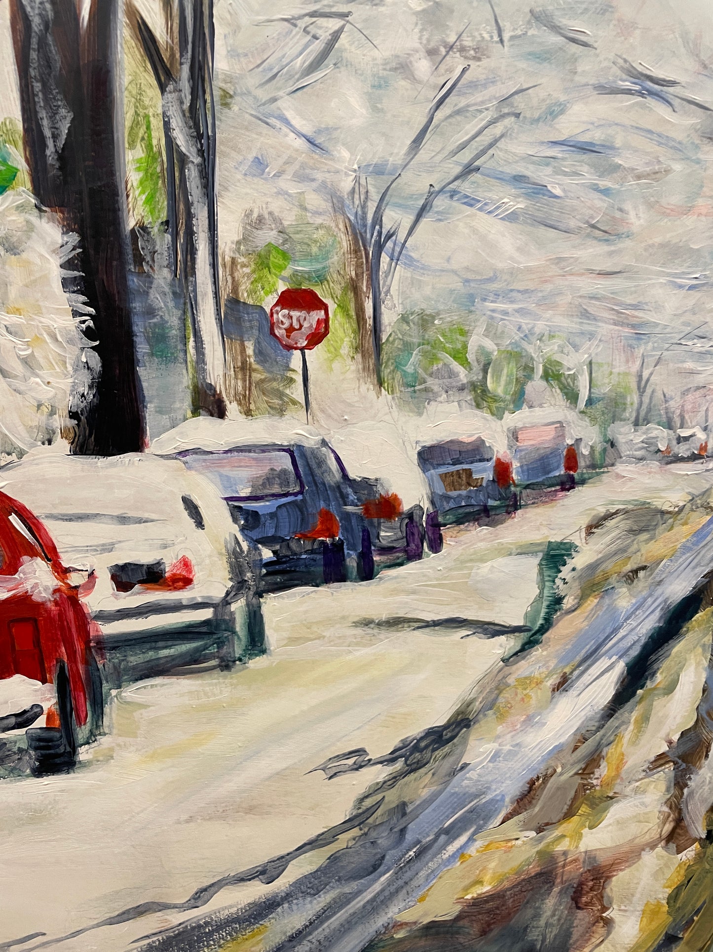 G Grace Rural Street Scene Acrylic (0ND00H)