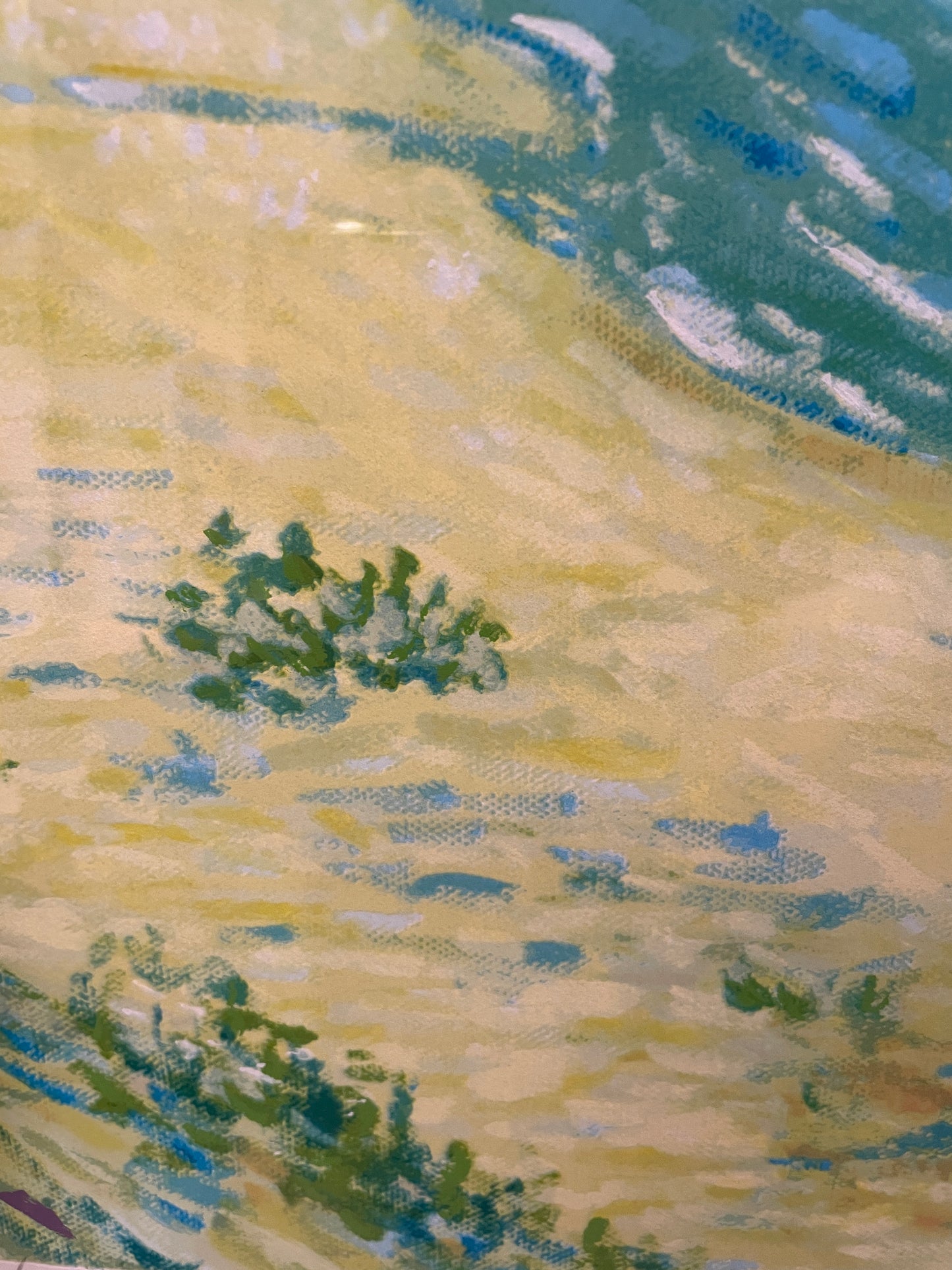 Bruce Wood Lake Scene Lithograph (0ND00P)