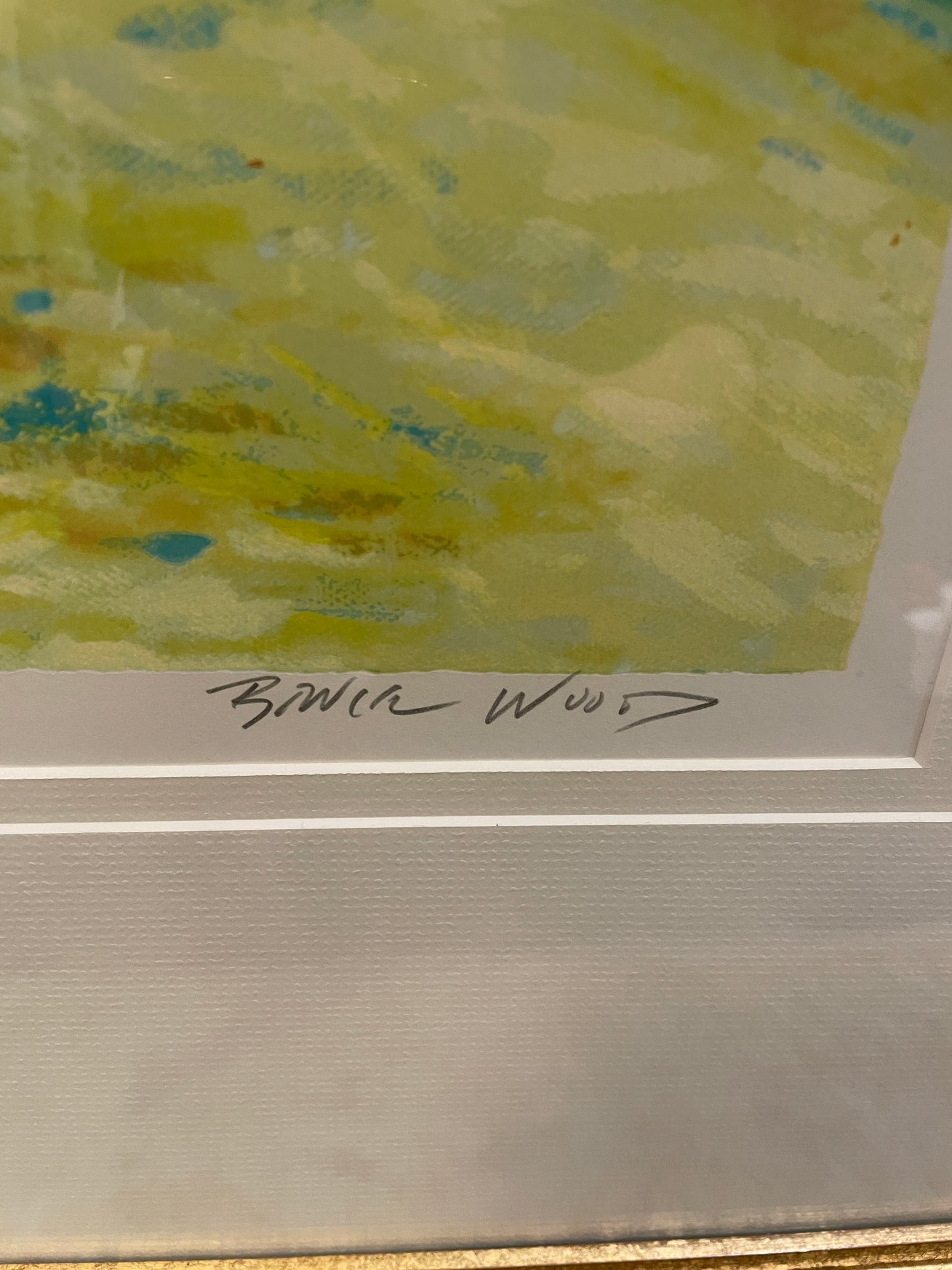 Bruce Wood Lake Scene Lithograph (0ND00P)