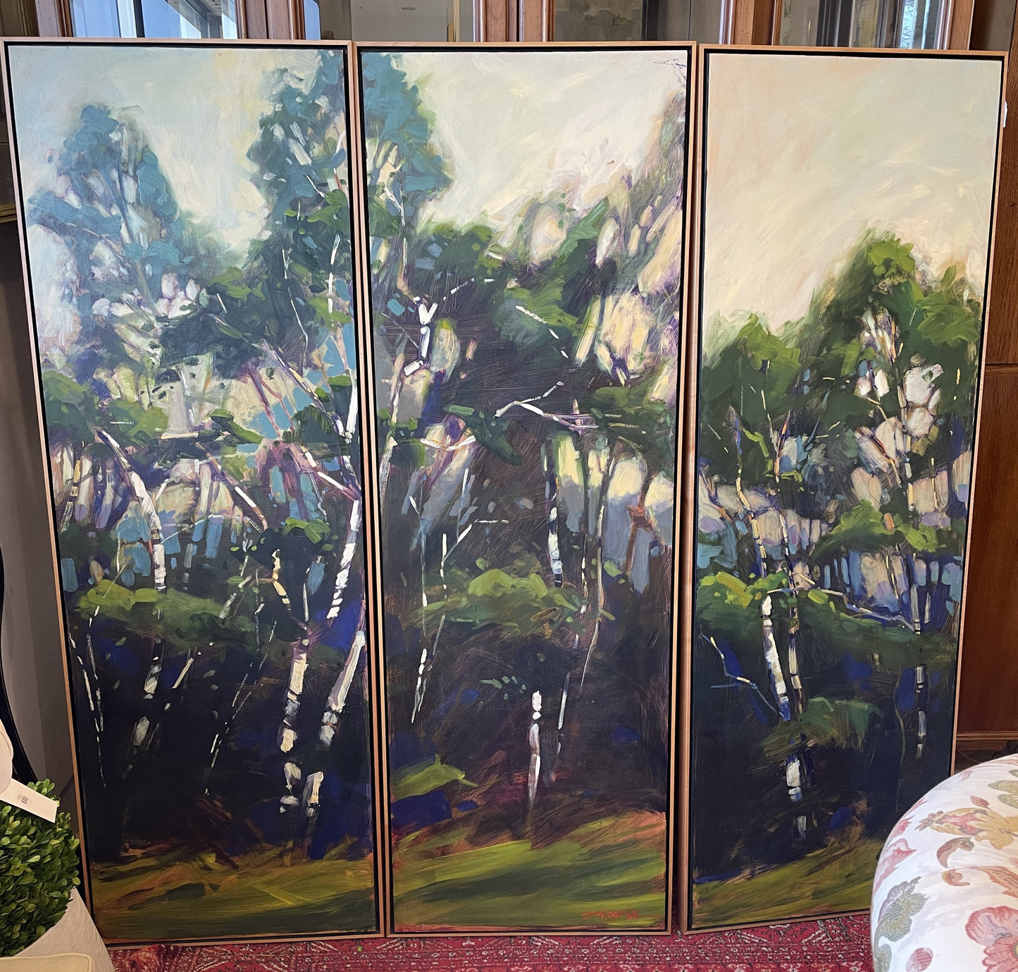 Jan Schmuckel Tryptic, Oil on Board (0JW003)