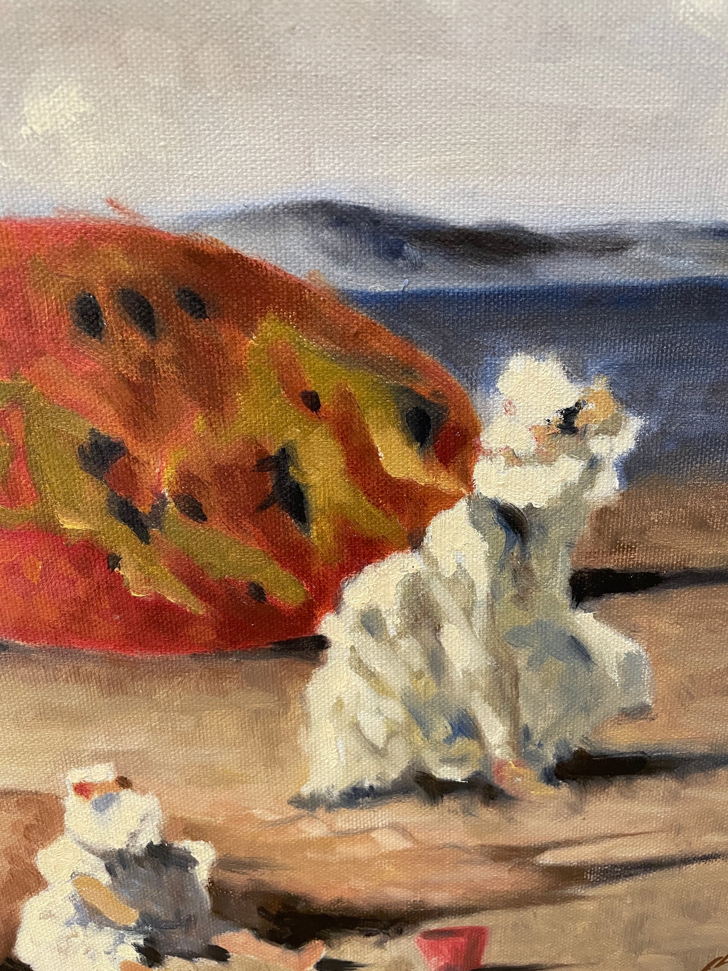 Lugano Candi Seascape Oil on canvas (0ND00G)