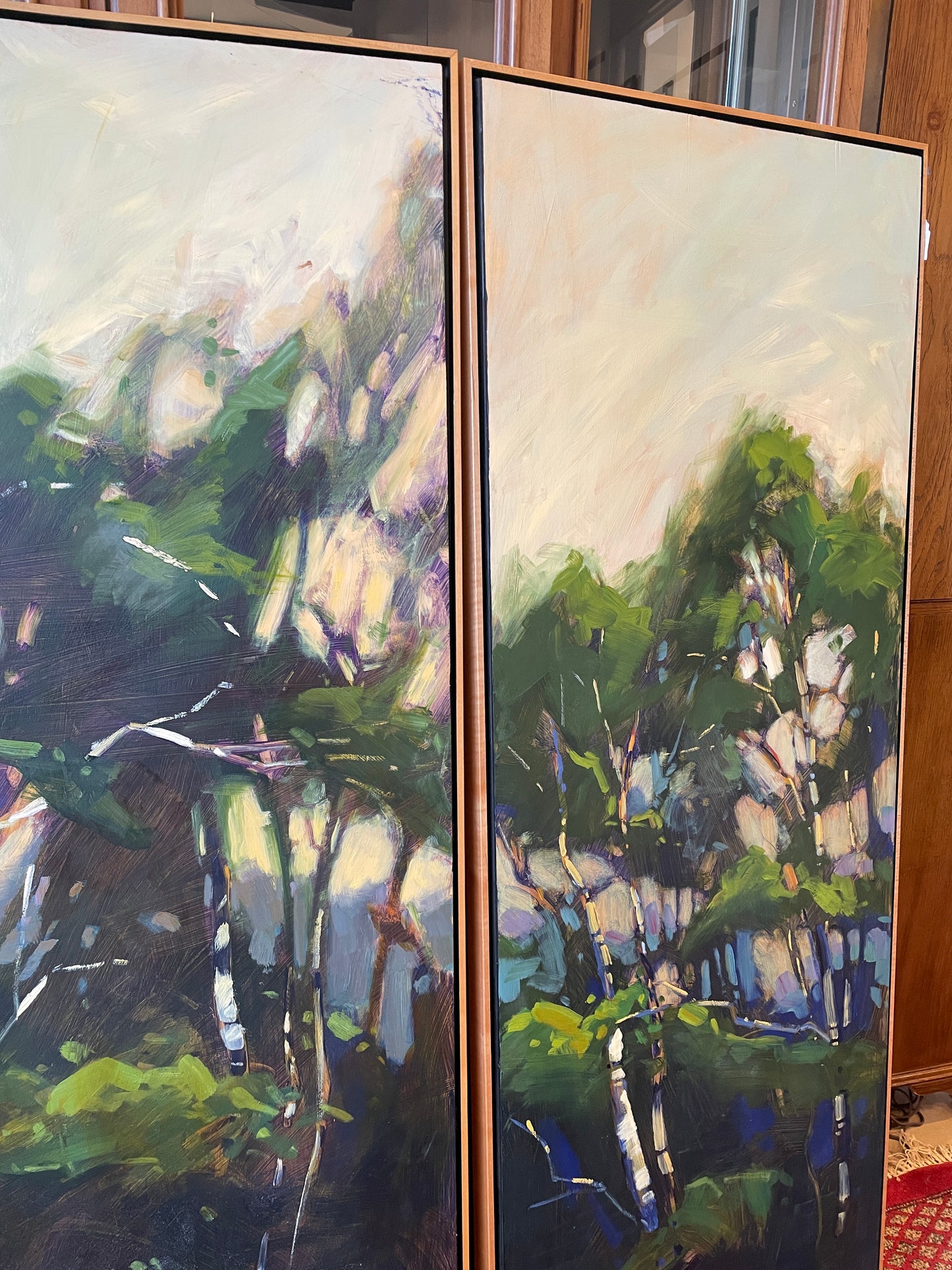 Jan Schmuckel Tryptic, Oil on Board (0JW003)