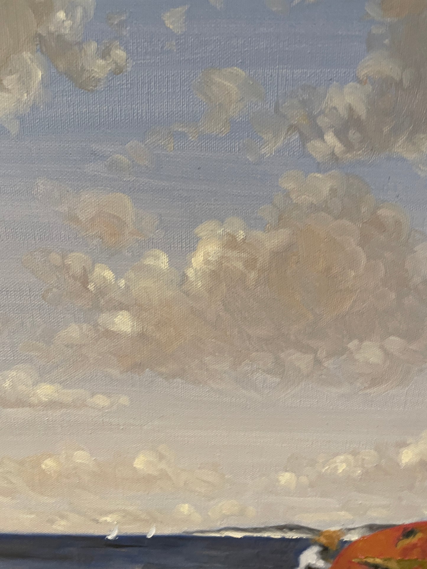 Lugano Candi Seascape Oil on canvas (0ND00G)