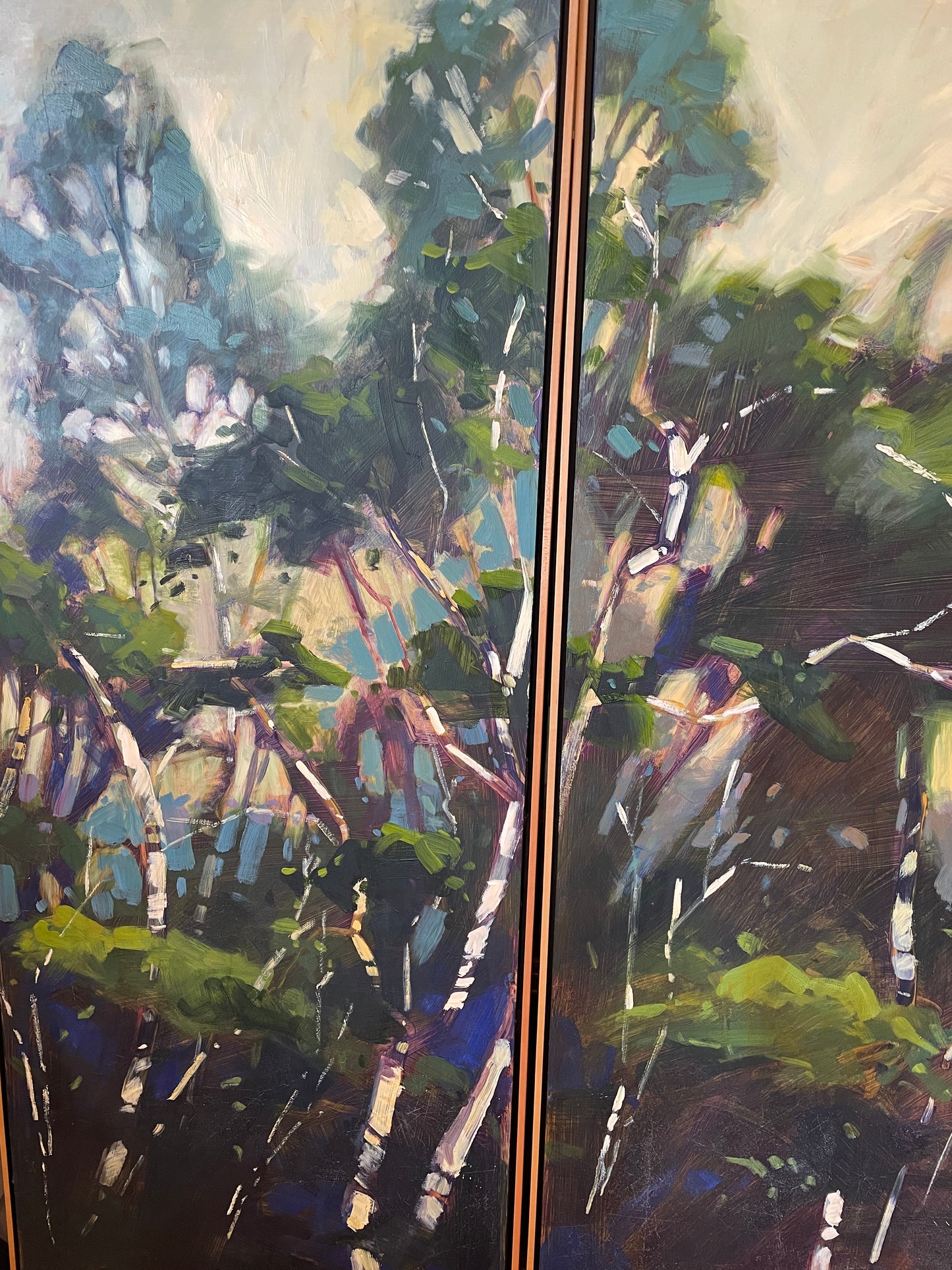 Jan Schmuckel Tryptic, Oil on Board (0JW003)