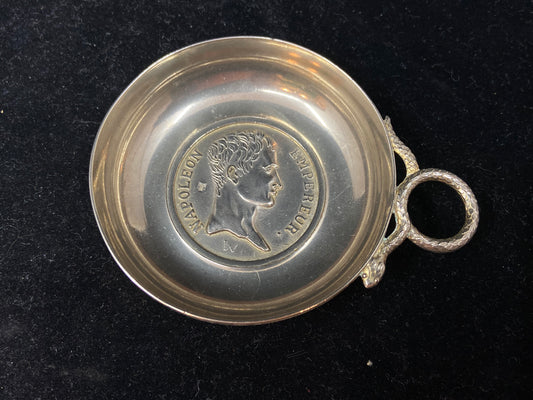 19th Century French Sterling Silver Louis Philippe Coin Tastevin (26750)