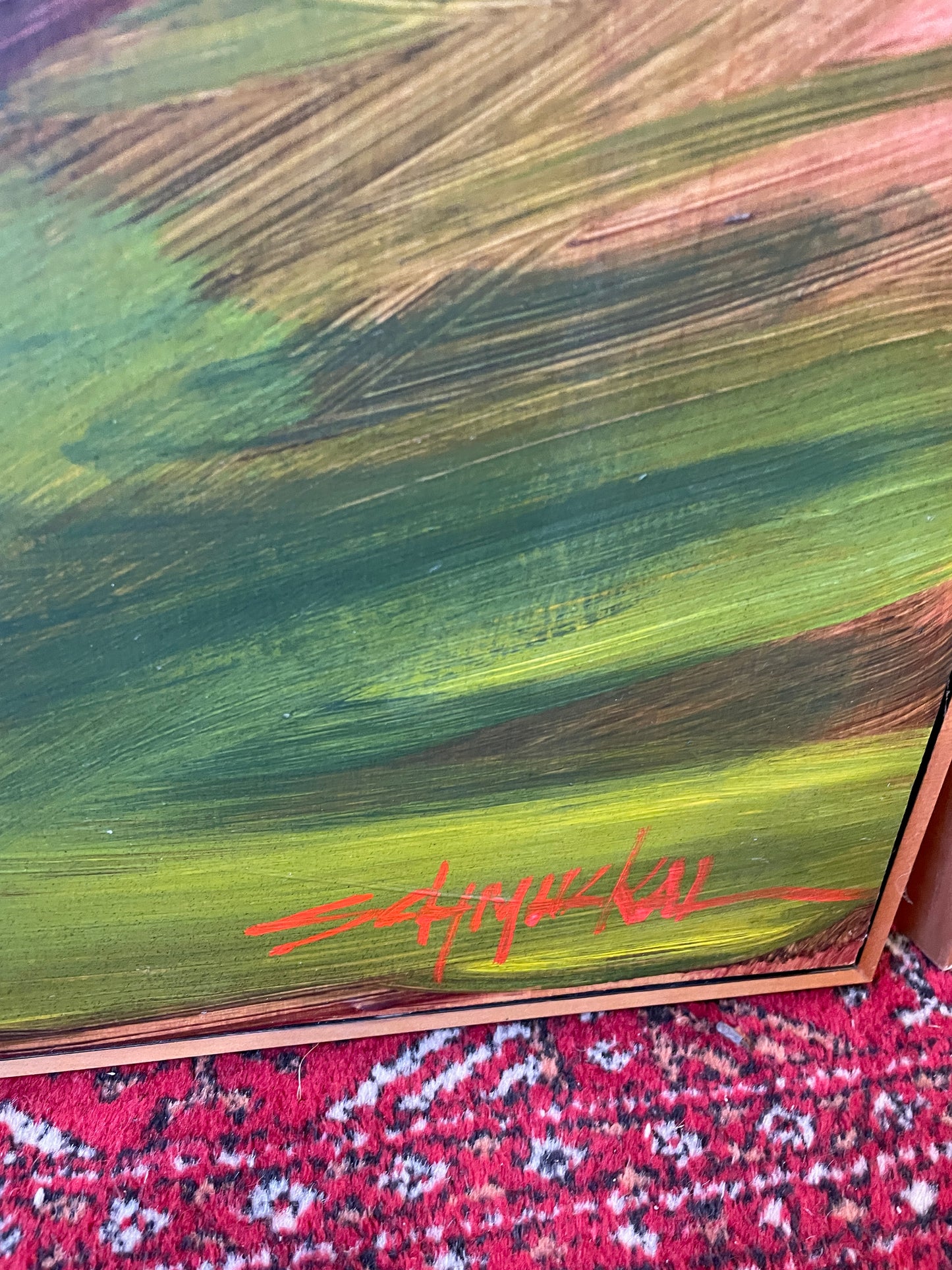 Jan Schmuckel Tryptic, Oil on Board (0JW003)