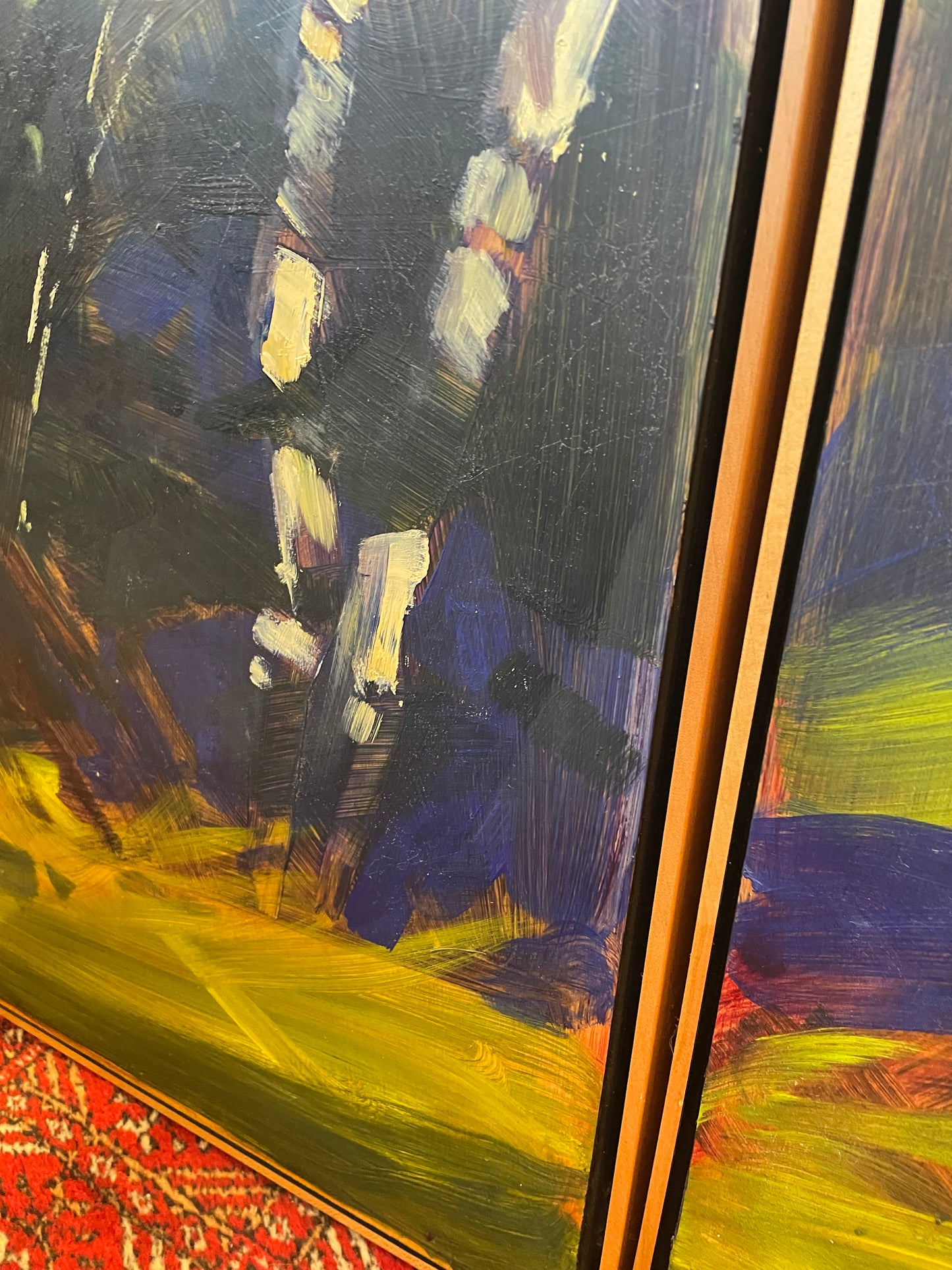 Jan Schmuckel Tryptic, Oil on Board (0JW003)