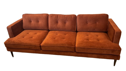 Orange Tuxedo Sofa (0FA003)