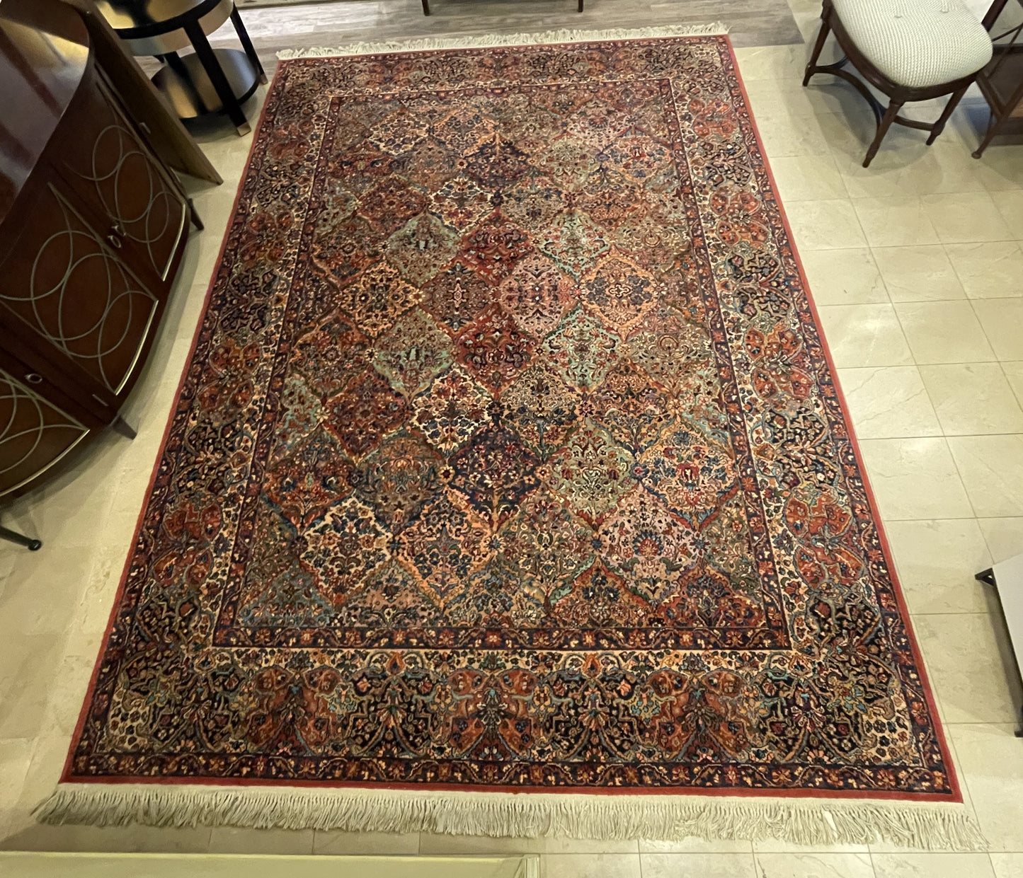 Karastan Jewel Kerman Machine Made Rug (Approx. 8'8x12'1) (0MW002)