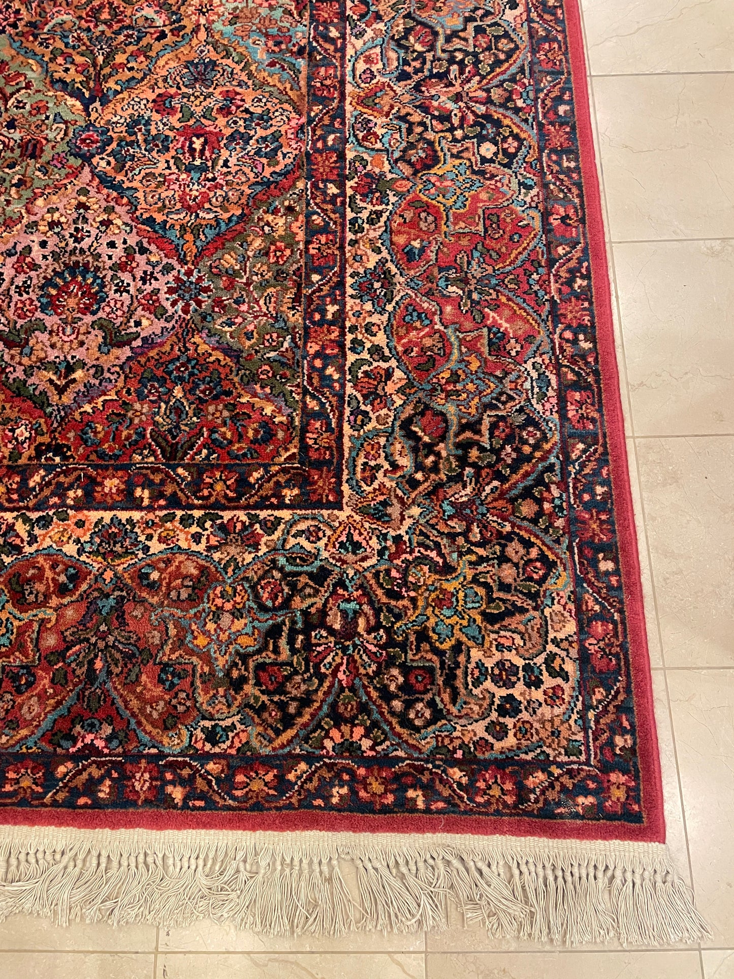Karastan Jewel Kerman Machine Made Rug (Approx. 8'8x12'1) (0MW002)