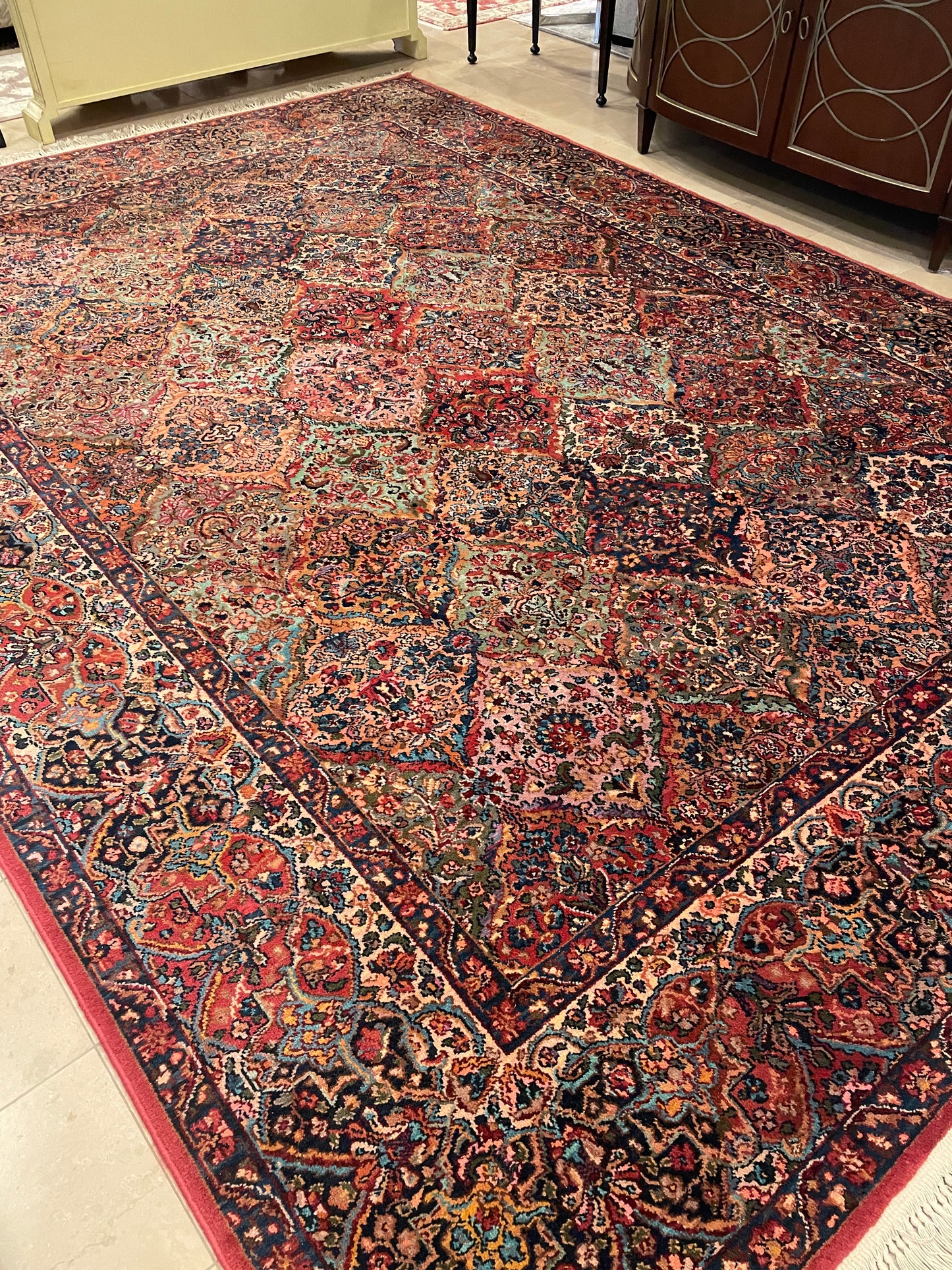 Karastan Jewel Kerman Machine Made Rug (Approx. 8'8x12'1) (0MW002)