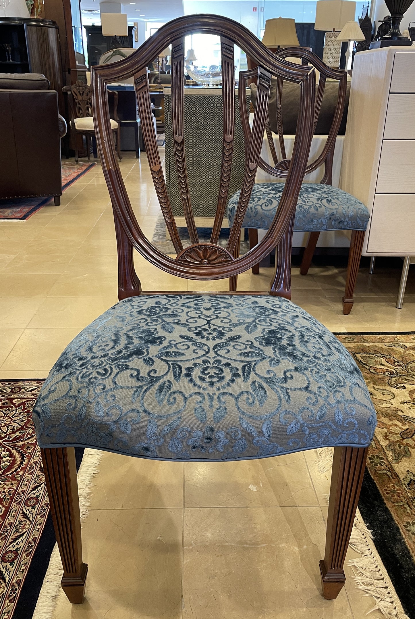 Set of 12 Baker Historic Charleston Dining Chairs (0BZ015)