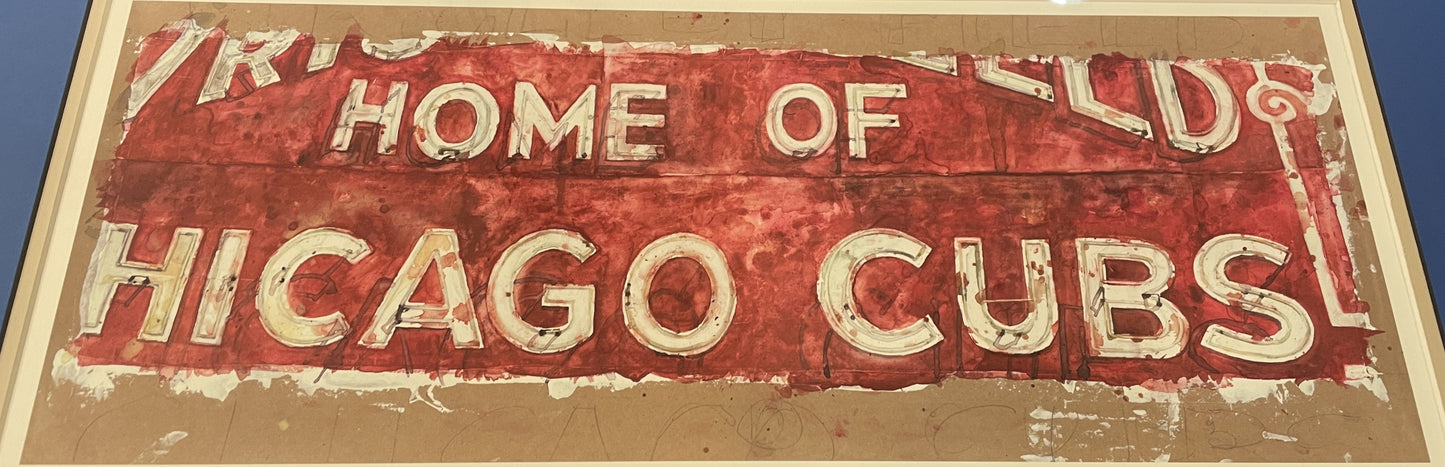 Chicago Cubs Lithograph (0NF005)