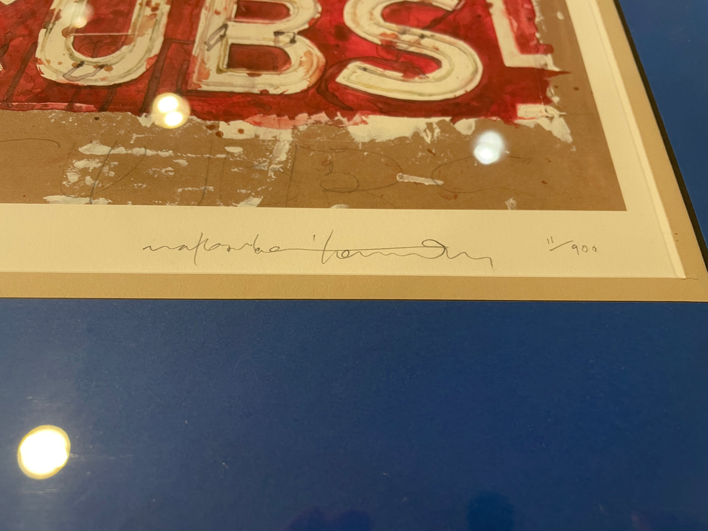 Chicago Cubs Lithograph (0NF005)