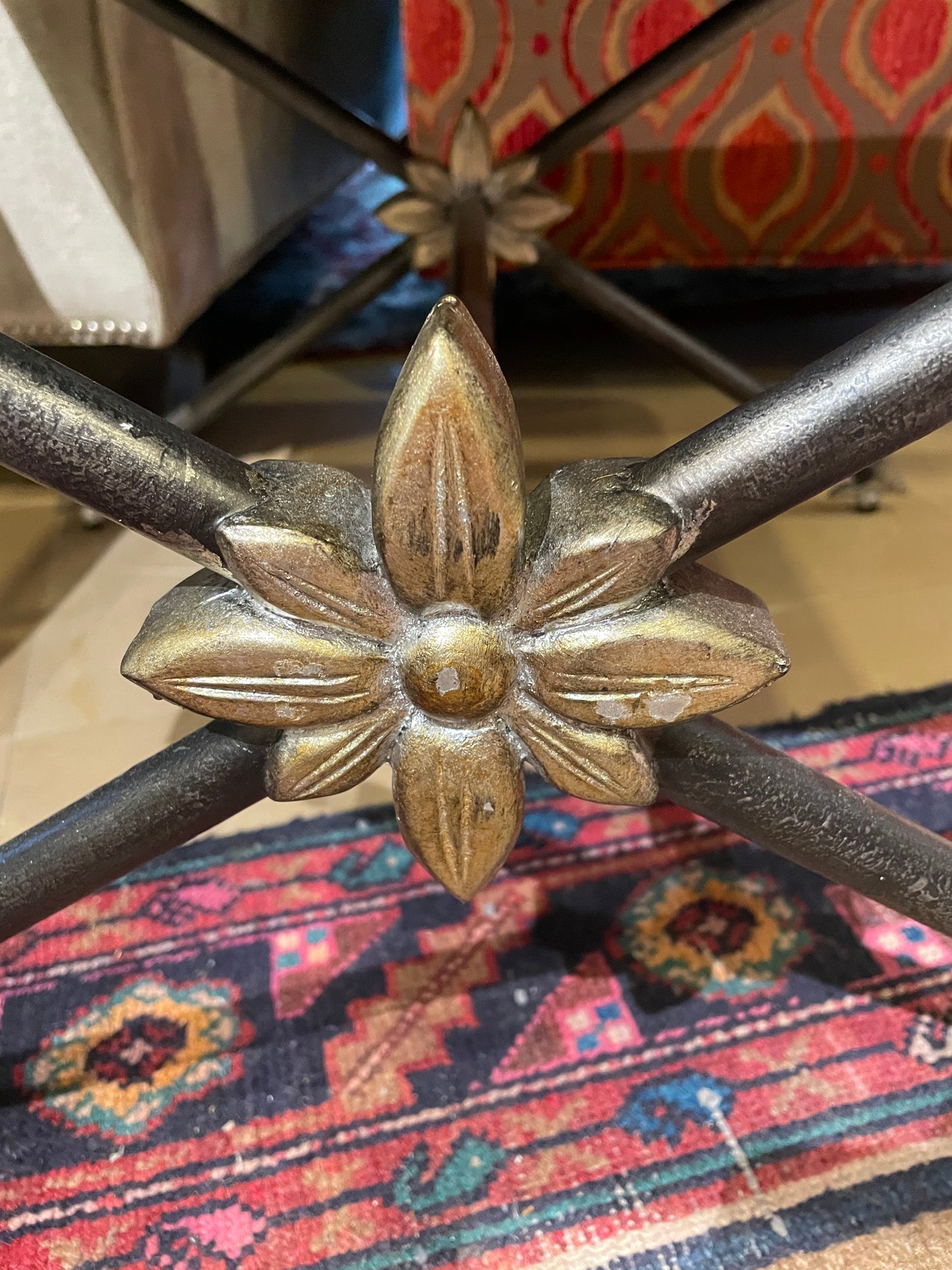 Hooker Zebra Footstool/Bench (Two available 01D020, 01D021)