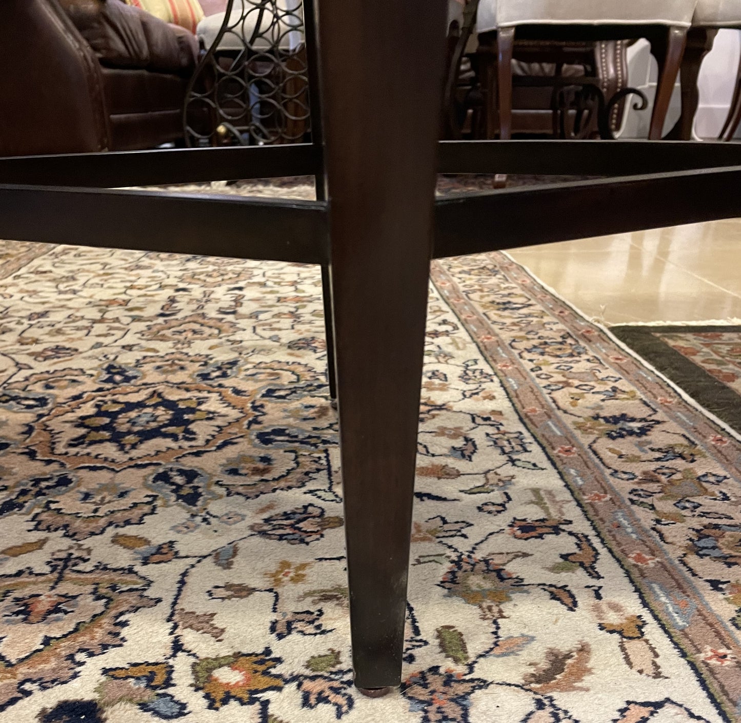 Gilded Electric Floor Chandelier
