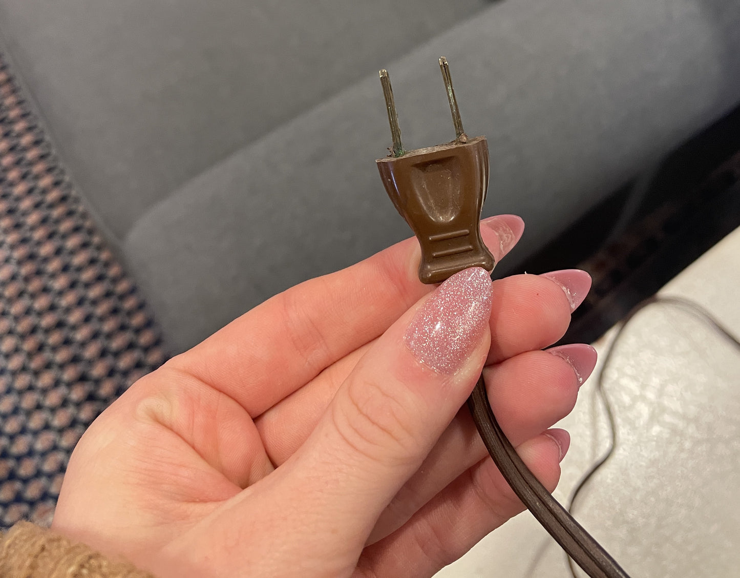 Pair Frederick Cooper Chinoiserie Lamps, no shades (0JL005)