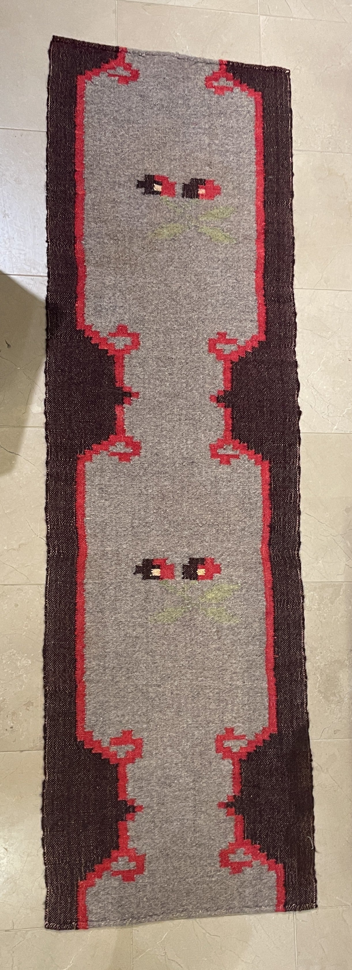 Wool Runner/Wall Hanging (approx. 5.5') (0JL008)