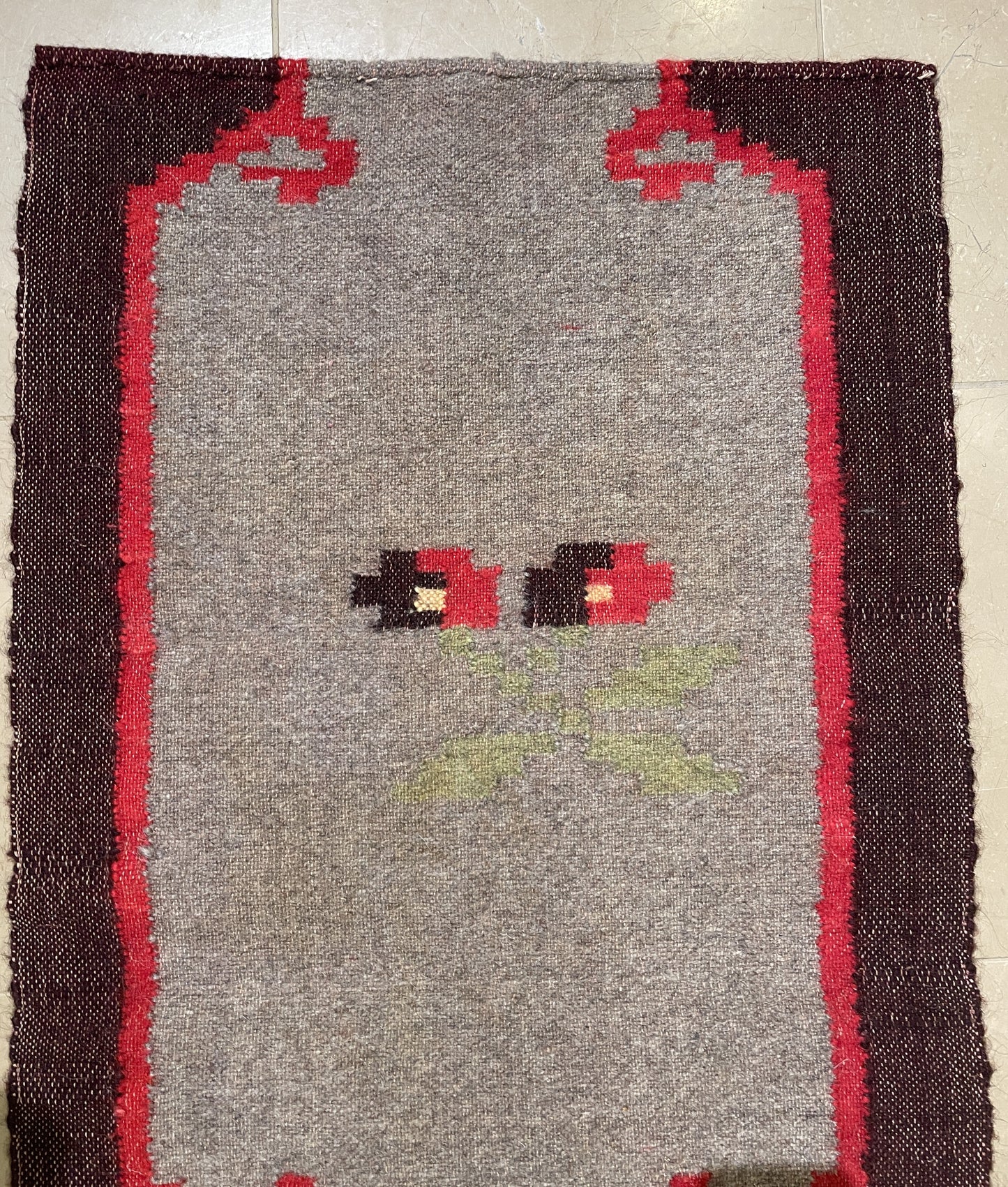 Wool Runner/Wall Hanging (approx. 5.5') (0JL008)
