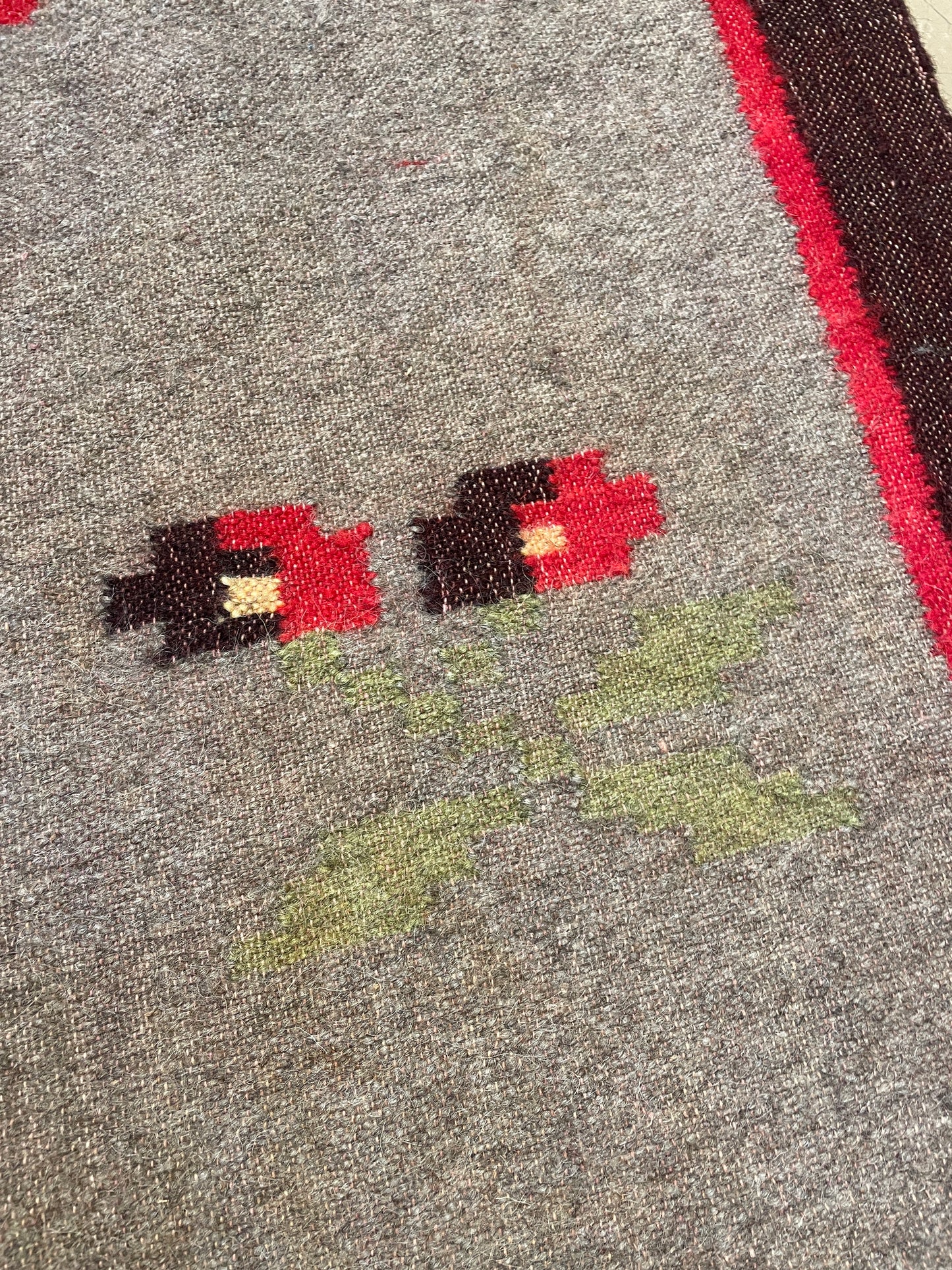 Wool Runner/Wall Hanging (approx. 5.5') (0JL008)