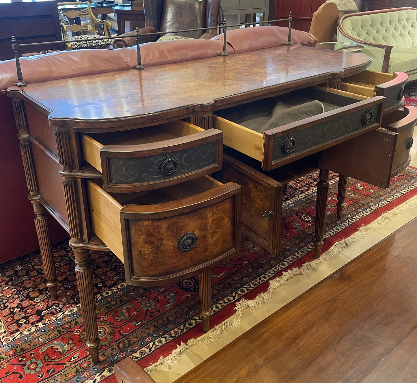 Four Hands Regency Style Sideboard with Gallery (0FD002)