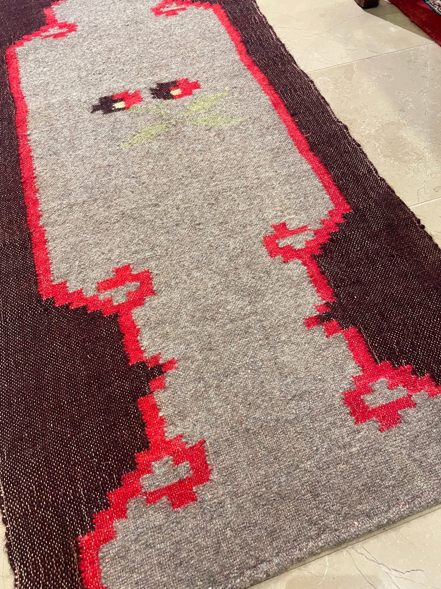 Wool Runner/Wall Hanging (approx. 5.5') (0JL008)