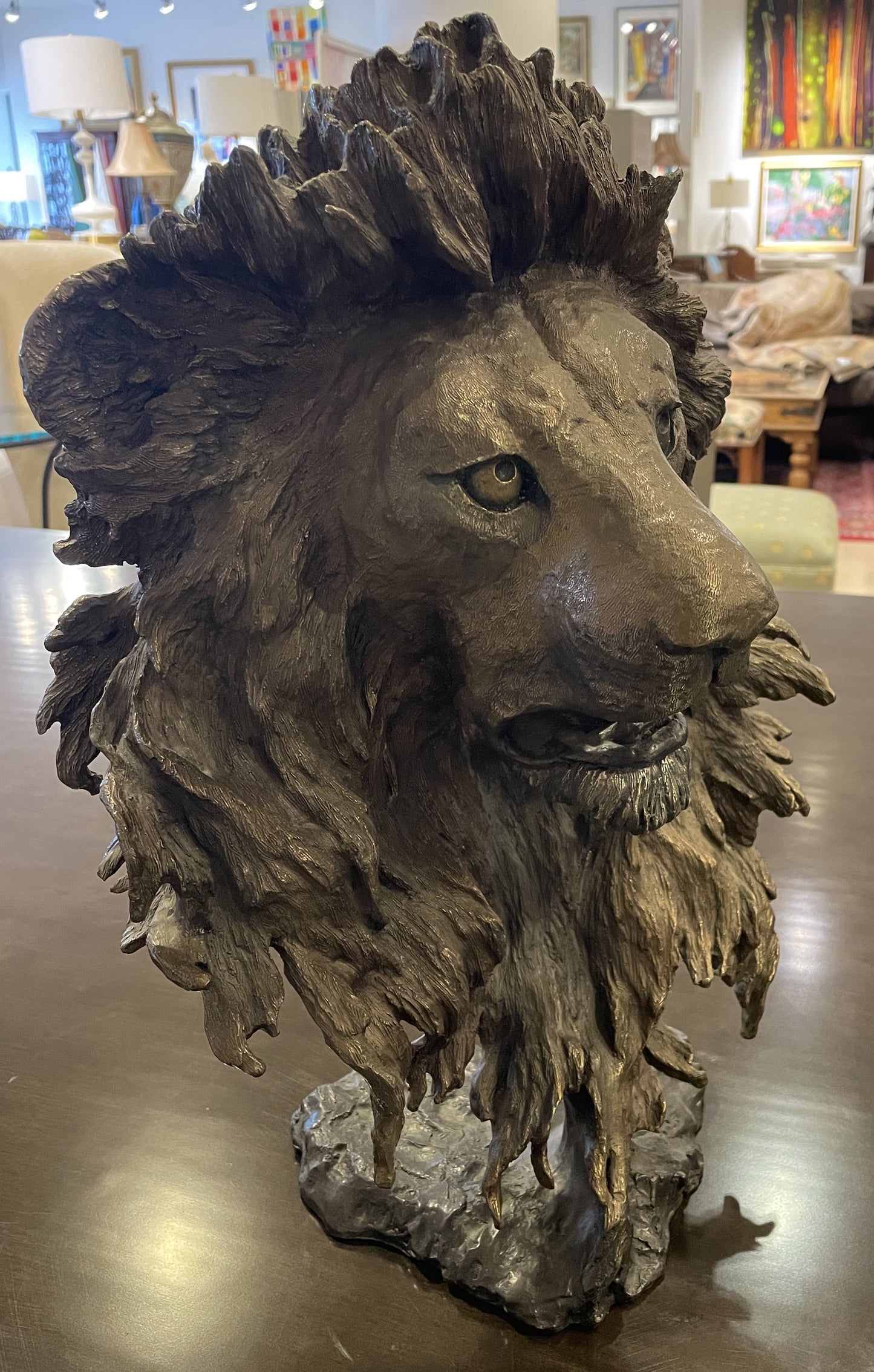 Mark Hopkins "Dominance" Lion Bronze, 686/750 (0JL009)