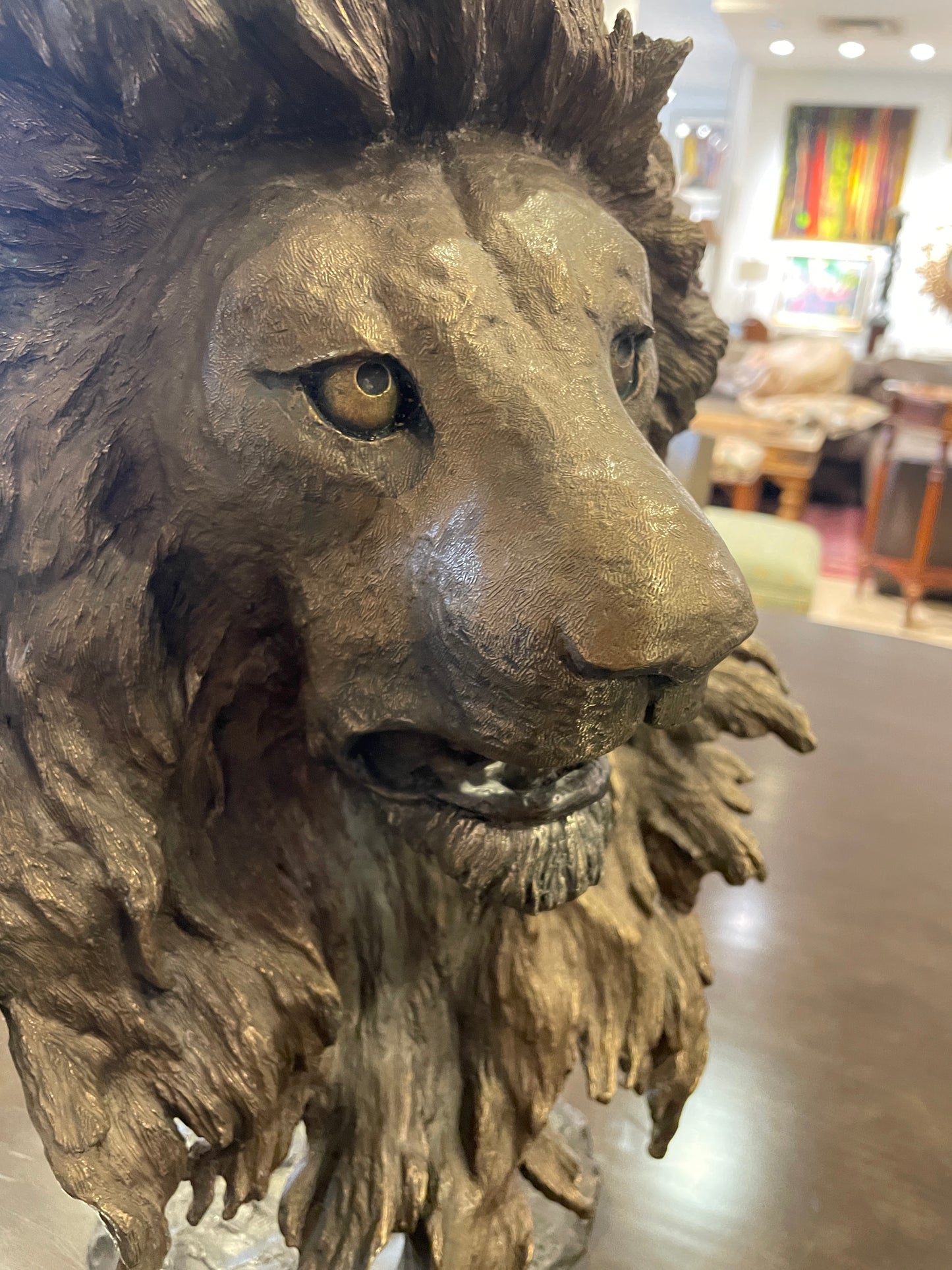 Mark Hopkins "Dominance" Lion Bronze, 686/750 (0JL009)