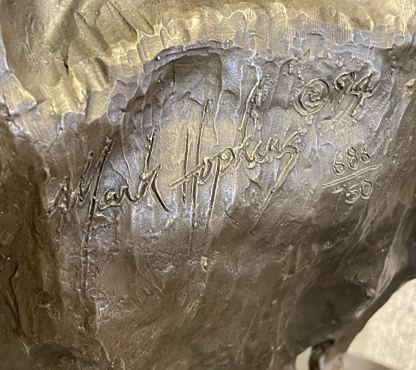 Mark Hopkins "Dominance" Lion Bronze, 686/750 (0JL009)