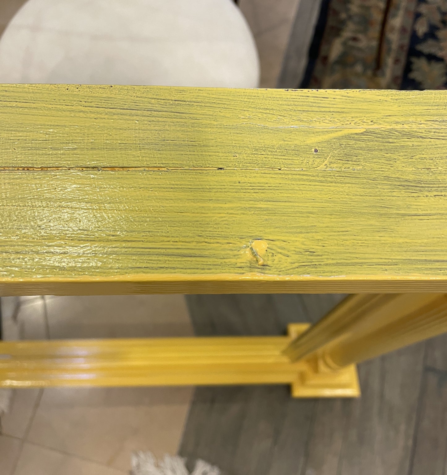 Georgian Style Mirror with Yellow Finish (0BZ007)