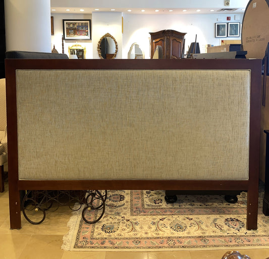 King Tweed Upholstered Headboard with French Cleat (0BZ00O)
