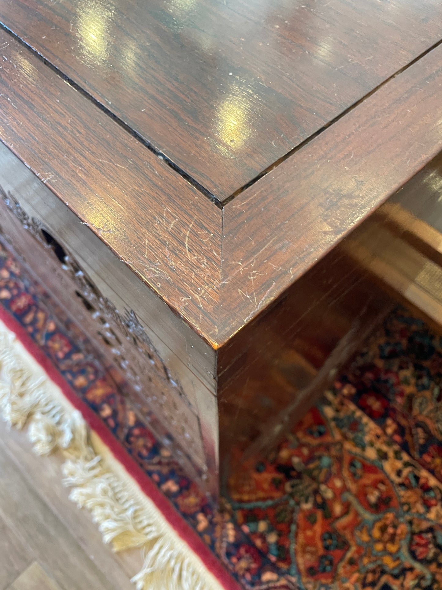 Carved Asian Silverware Chest, floor standing (0NJ00A)