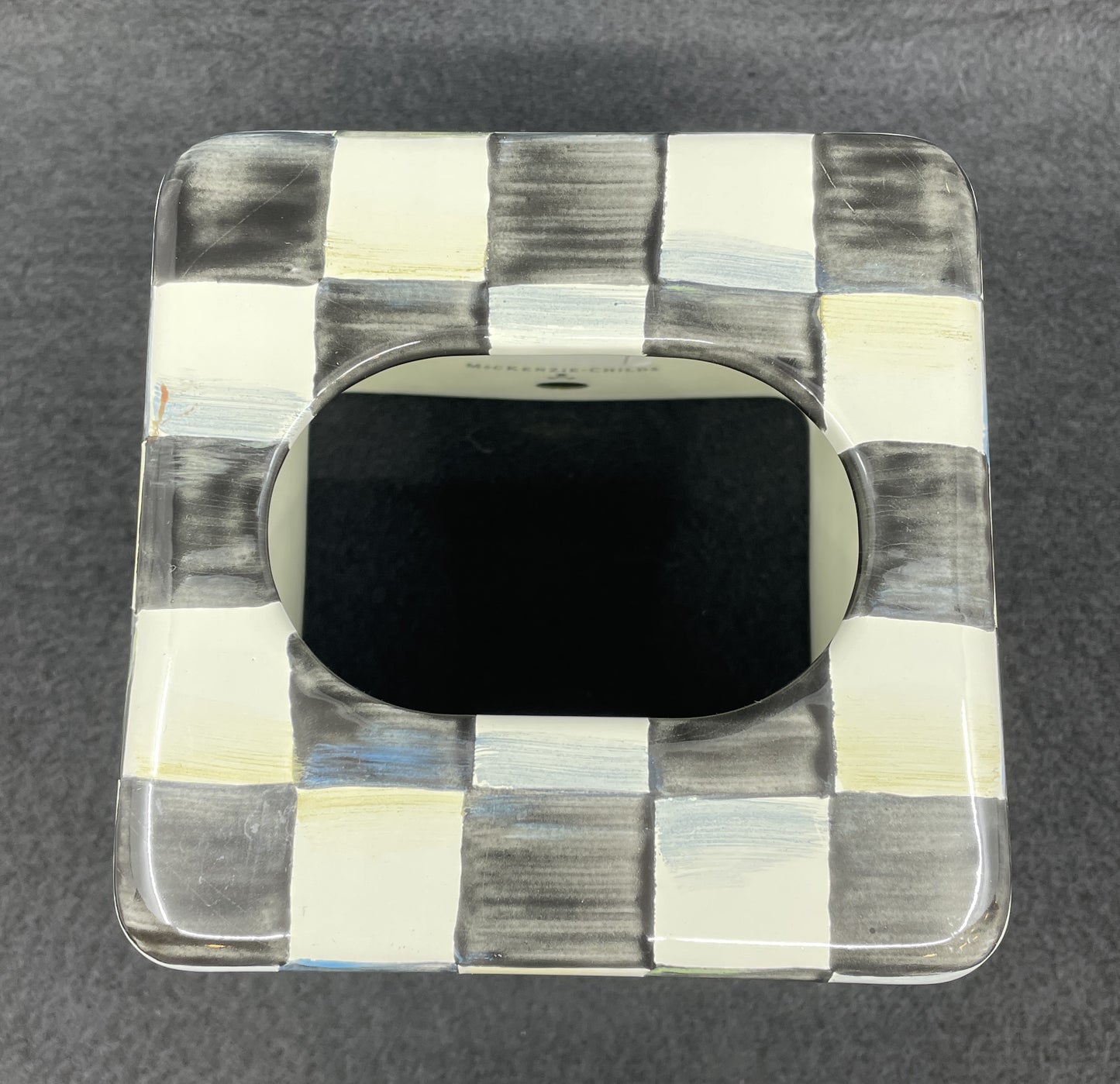 Mackenzie-Childs Courtly Check Tissue Holder (0NL009)