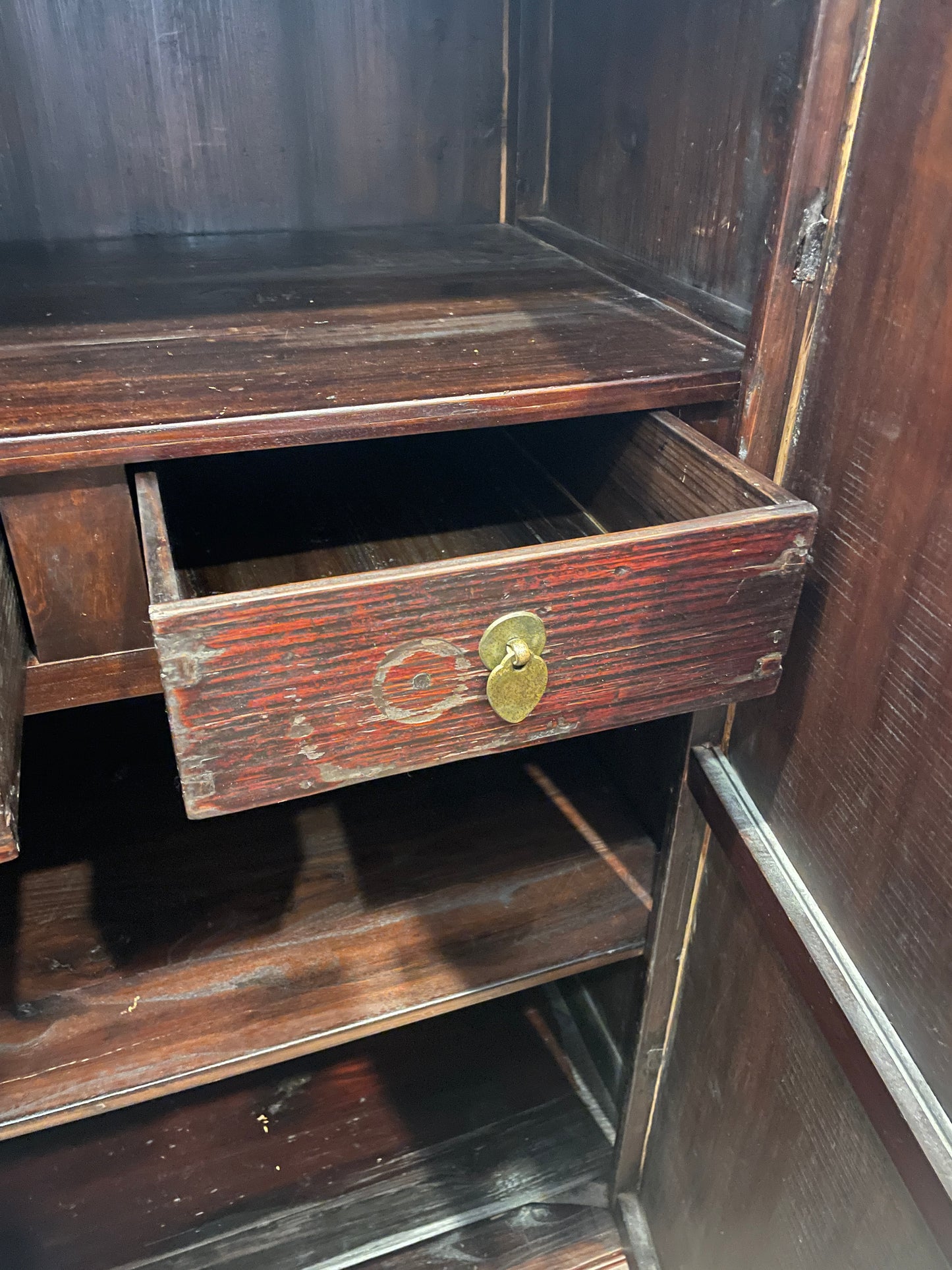 Antique Chinese Wedding Cabinet, small (0JY001)