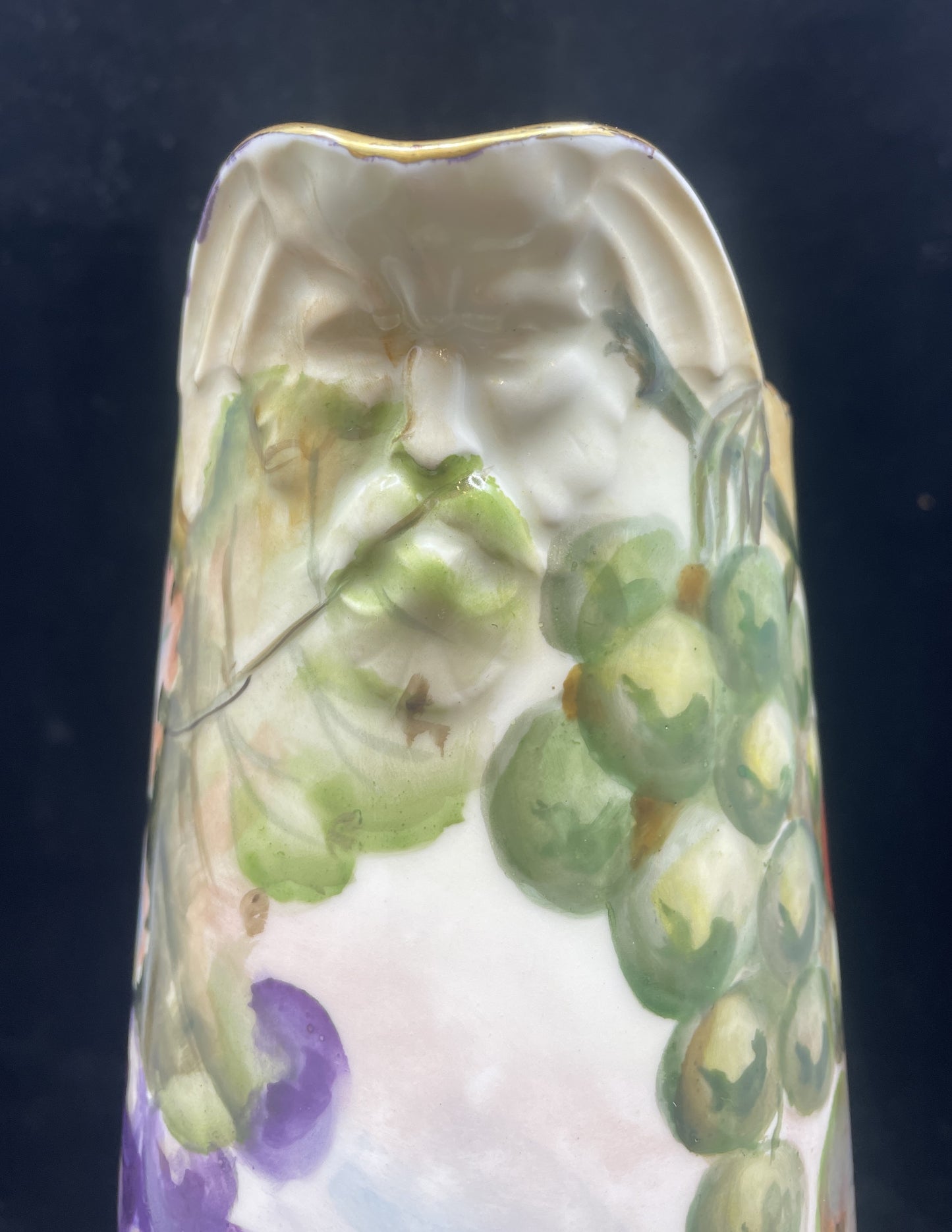 Antique Jean Pouyat Limoges Dragon Tankard with Dragon Handle (0IR016)