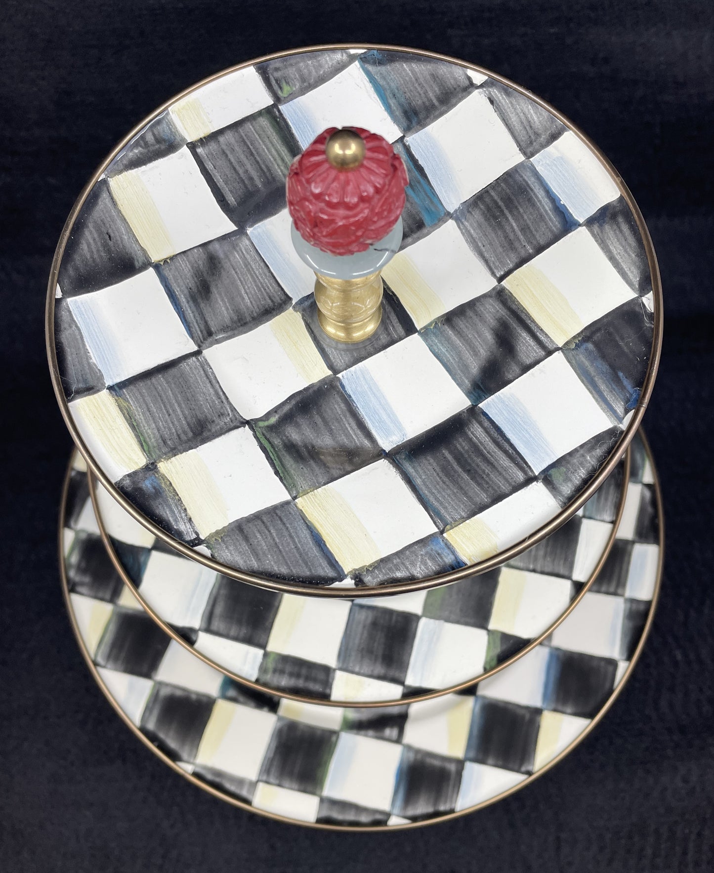 Mackenzie-Childs Sweet Stand Courtly Check (0NL004)