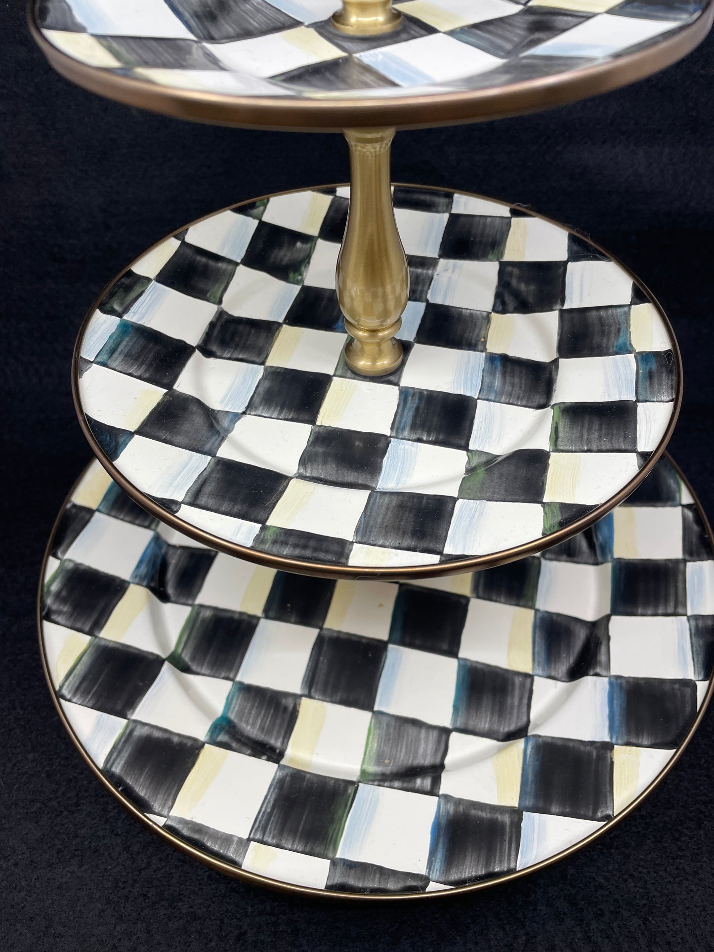 Mackenzie-Childs Sweet Stand Courtly Check (0NL004)