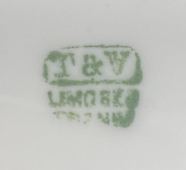 Tressemann & Vogt Limoges Antique Hand Painted Mugs, set of 6 (0IR017)