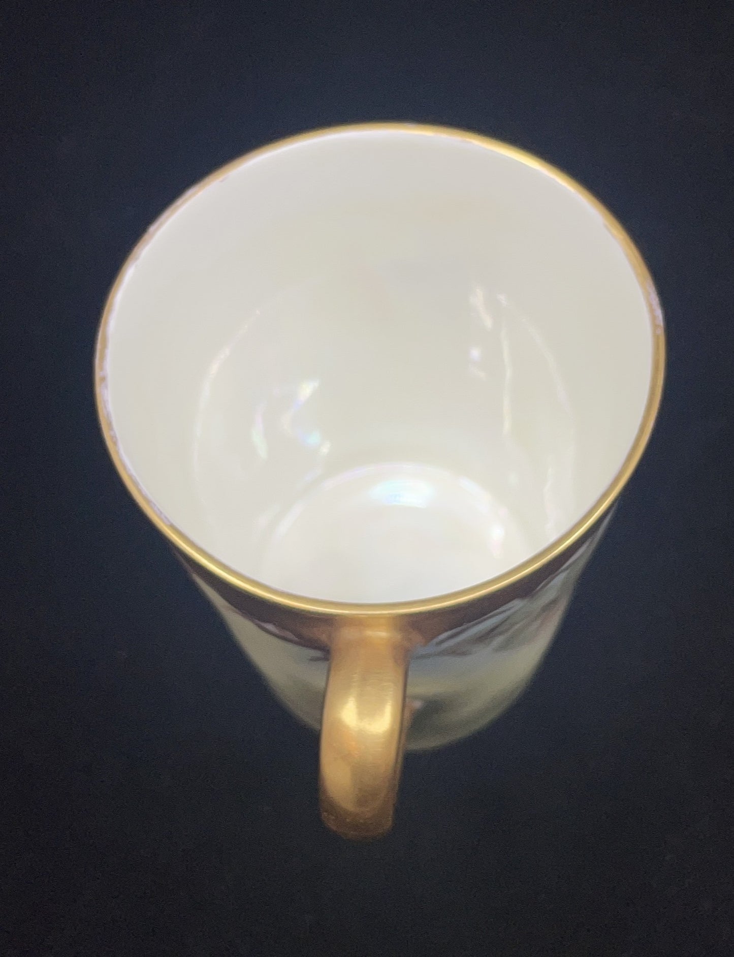 Tressemann & Vogt Limoges Antique Hand Painted Mugs, set of 6 (0IR017)