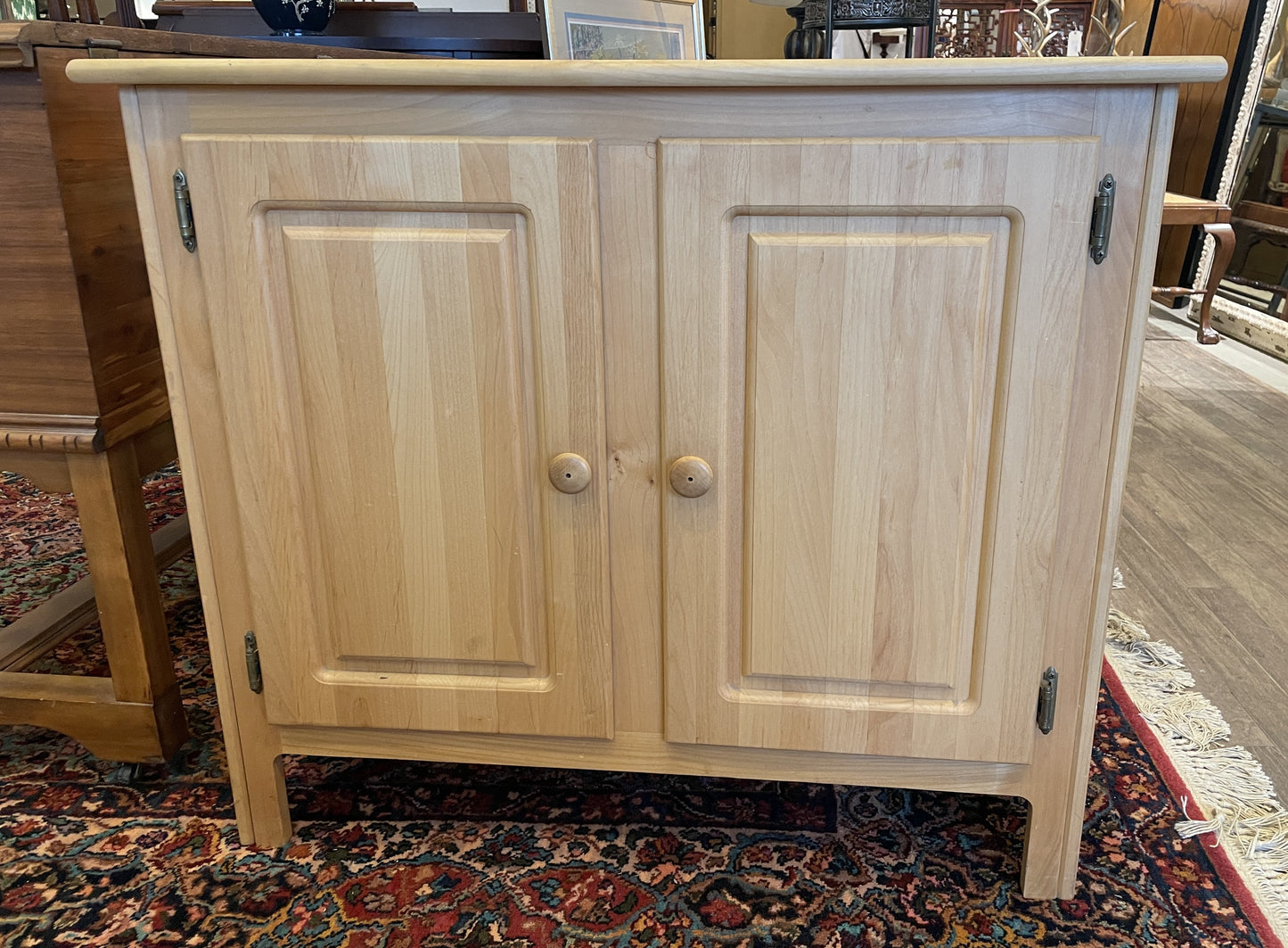 Naturecrest Woodworks Two Door Pine Cabinet (0NJ006)